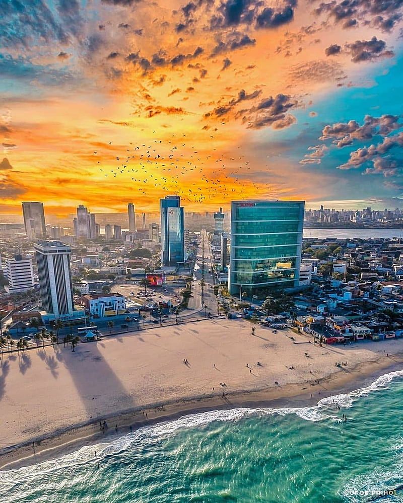 800x1000 Maragogi, Pernambuco, Brazil, beach, nature, Shoreline, clouds, HD wallpaper