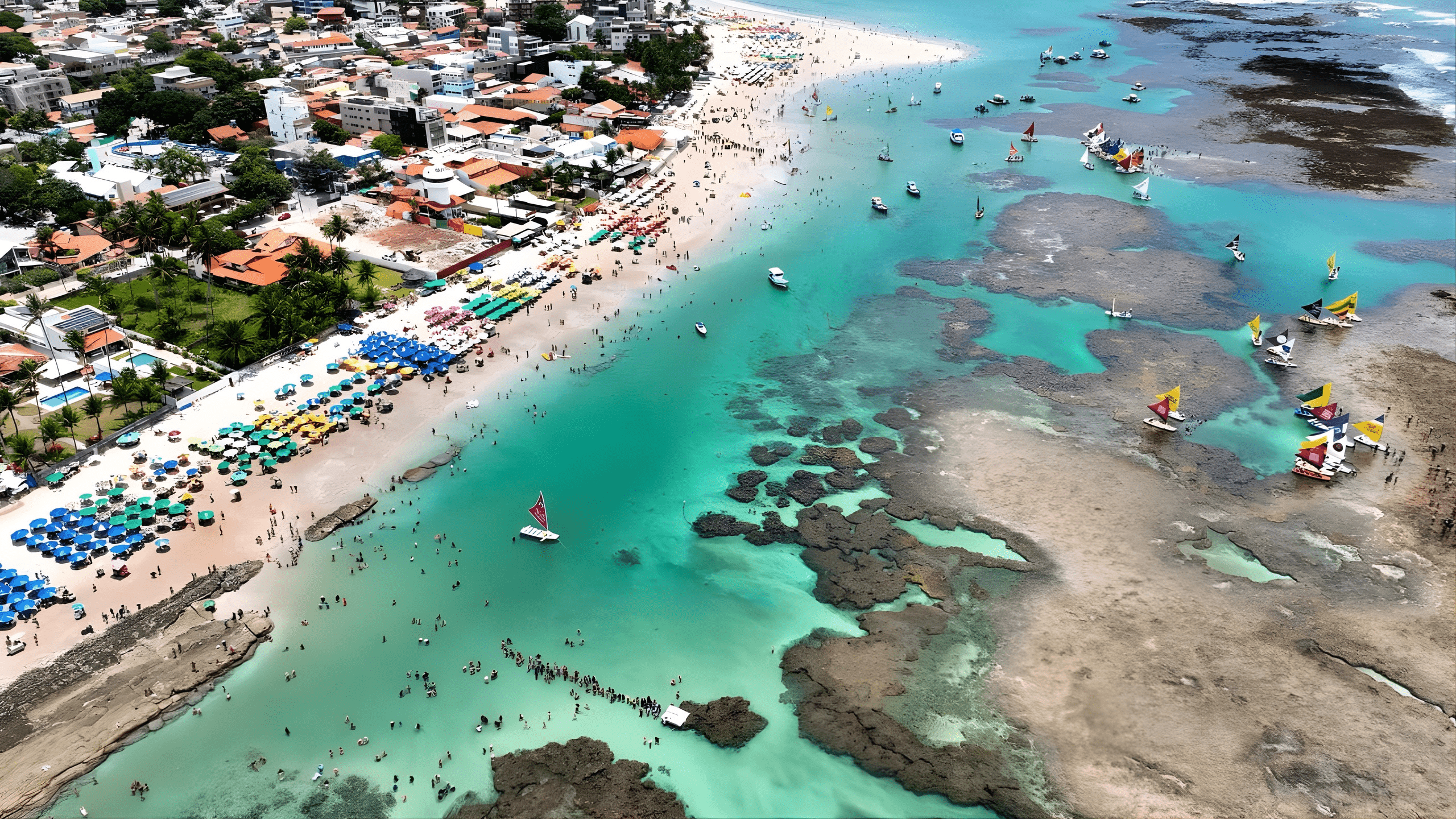 2560x1440 Best beaches in Pernambuco