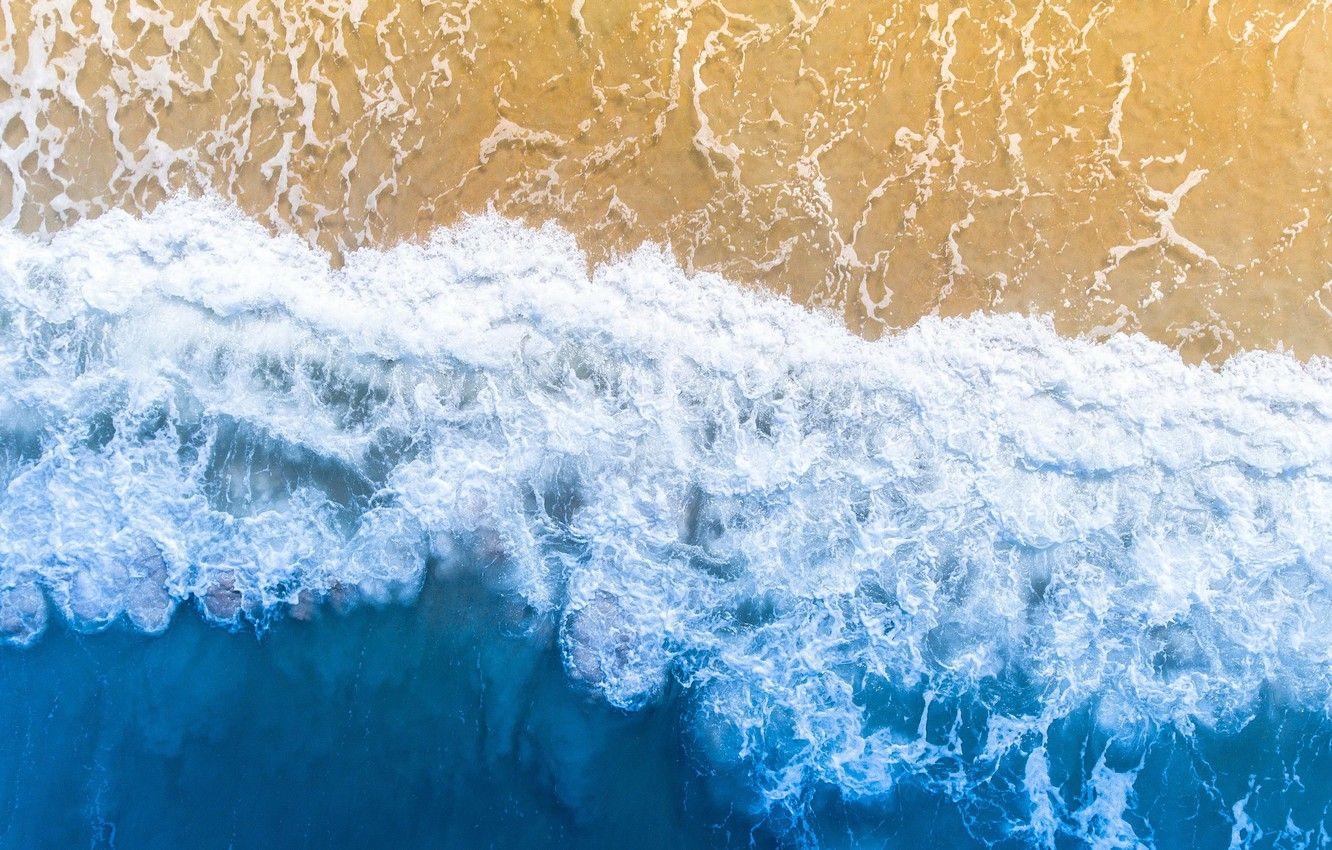 1332x850 Wallpaper sea, wave, beach, summer, waves, summer, beach, sea image for desktop, section природа