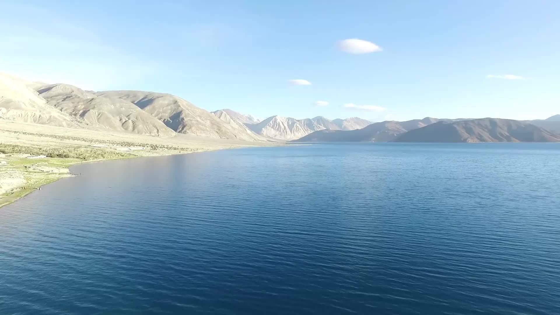 1920x1080 Pangong Tso and Tso Moriri Lake Drone Video.webm