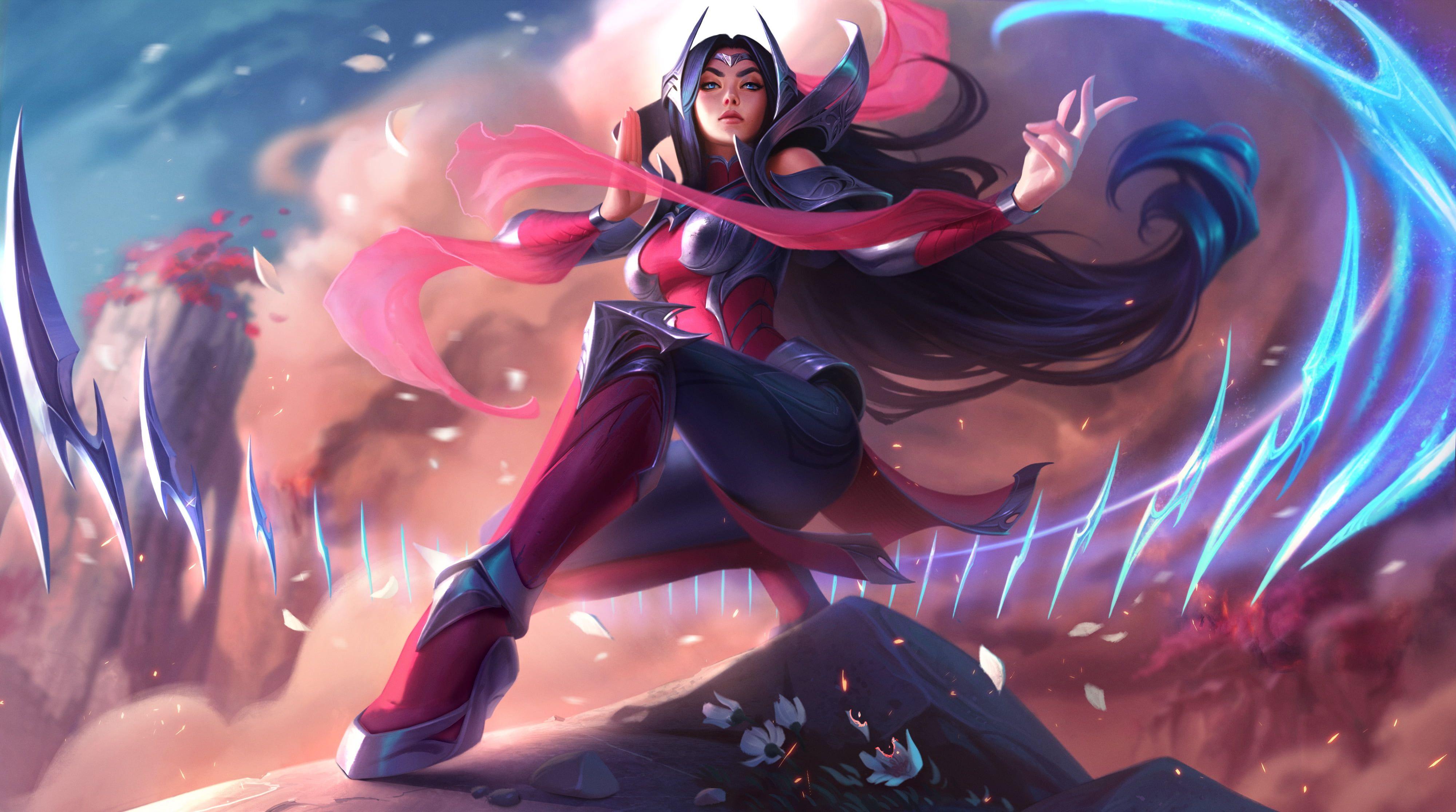 4000x2232 Irelia, League of Legends, Artwork, 4K HD wallpaper