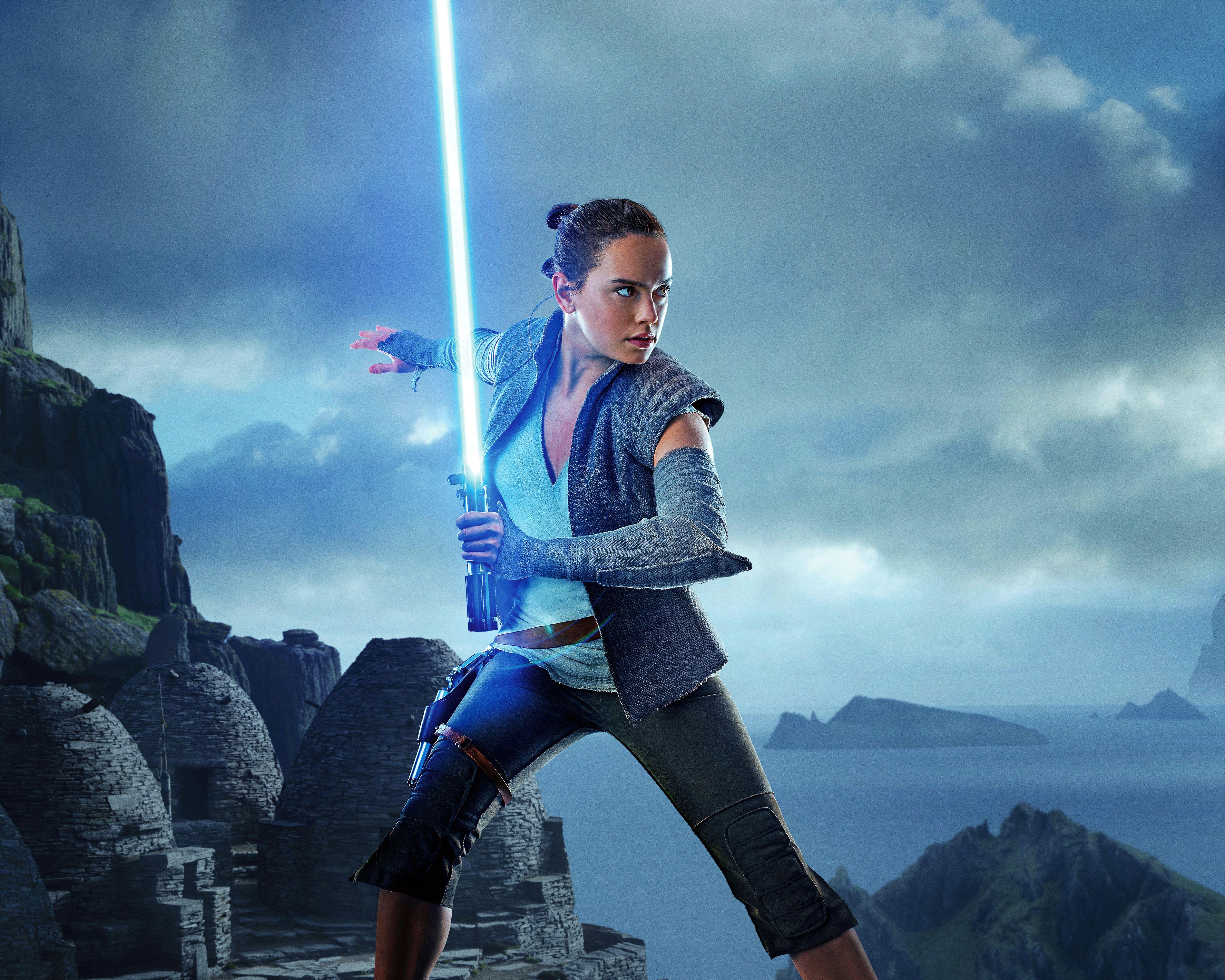 6000x4800 Picture young woman Star Wars: The Last Jedi Daisy Ridley 6000x4800