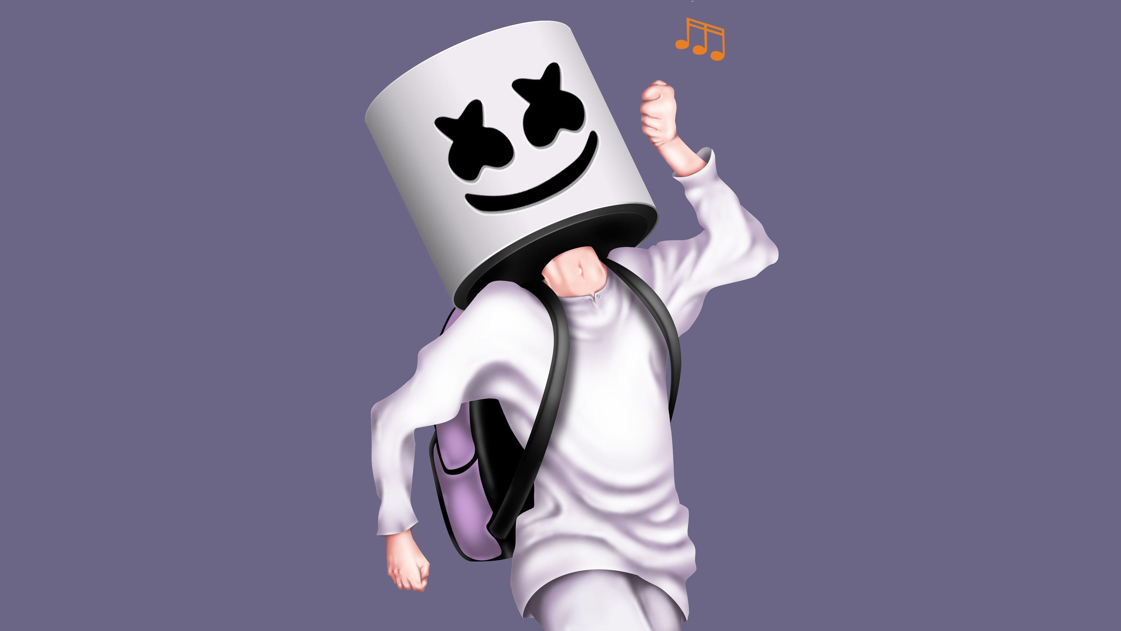 3840x2160 Marshmello Alone Art, HD Music, 4k Wallpaper, Image, Background