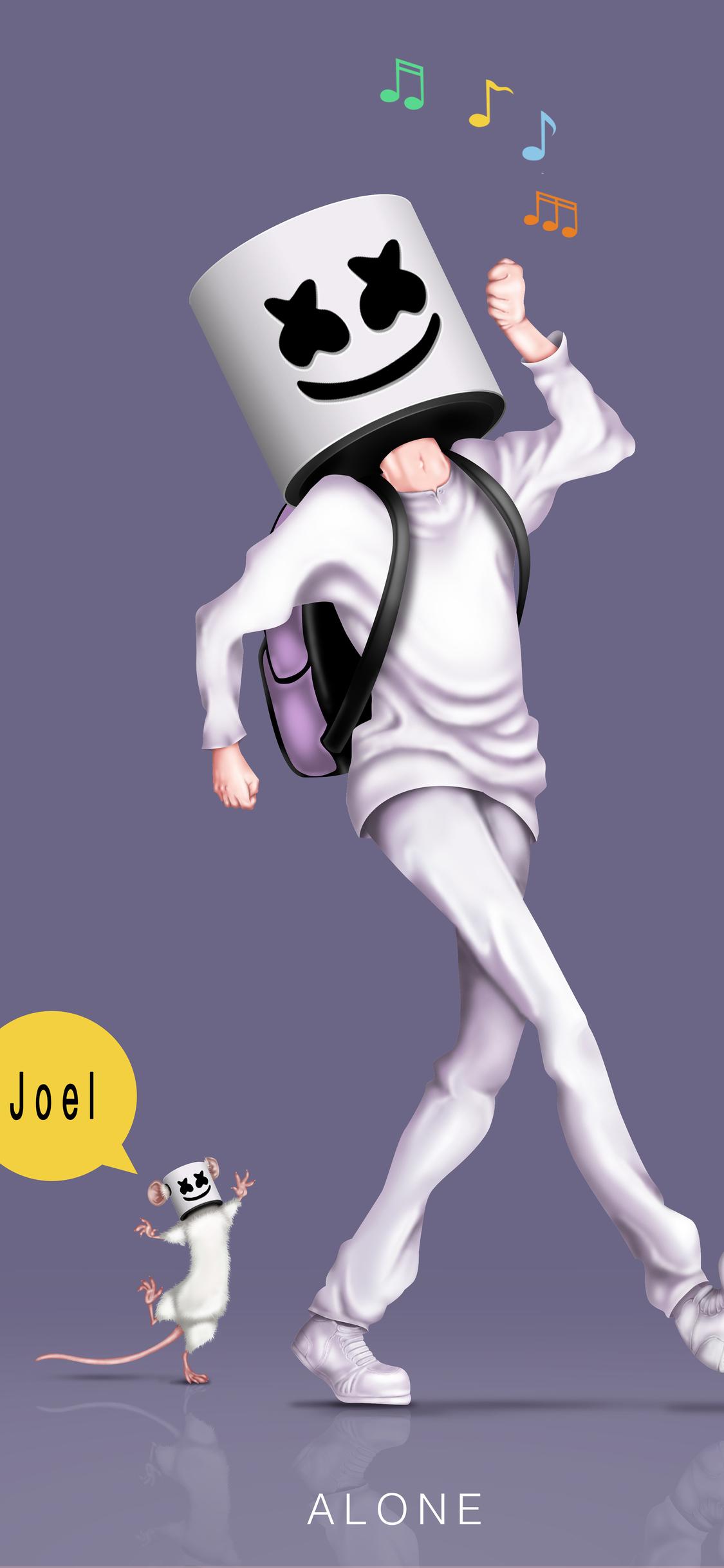 1125x2436 Marshmello Wallpaper Download HD Background Image Of