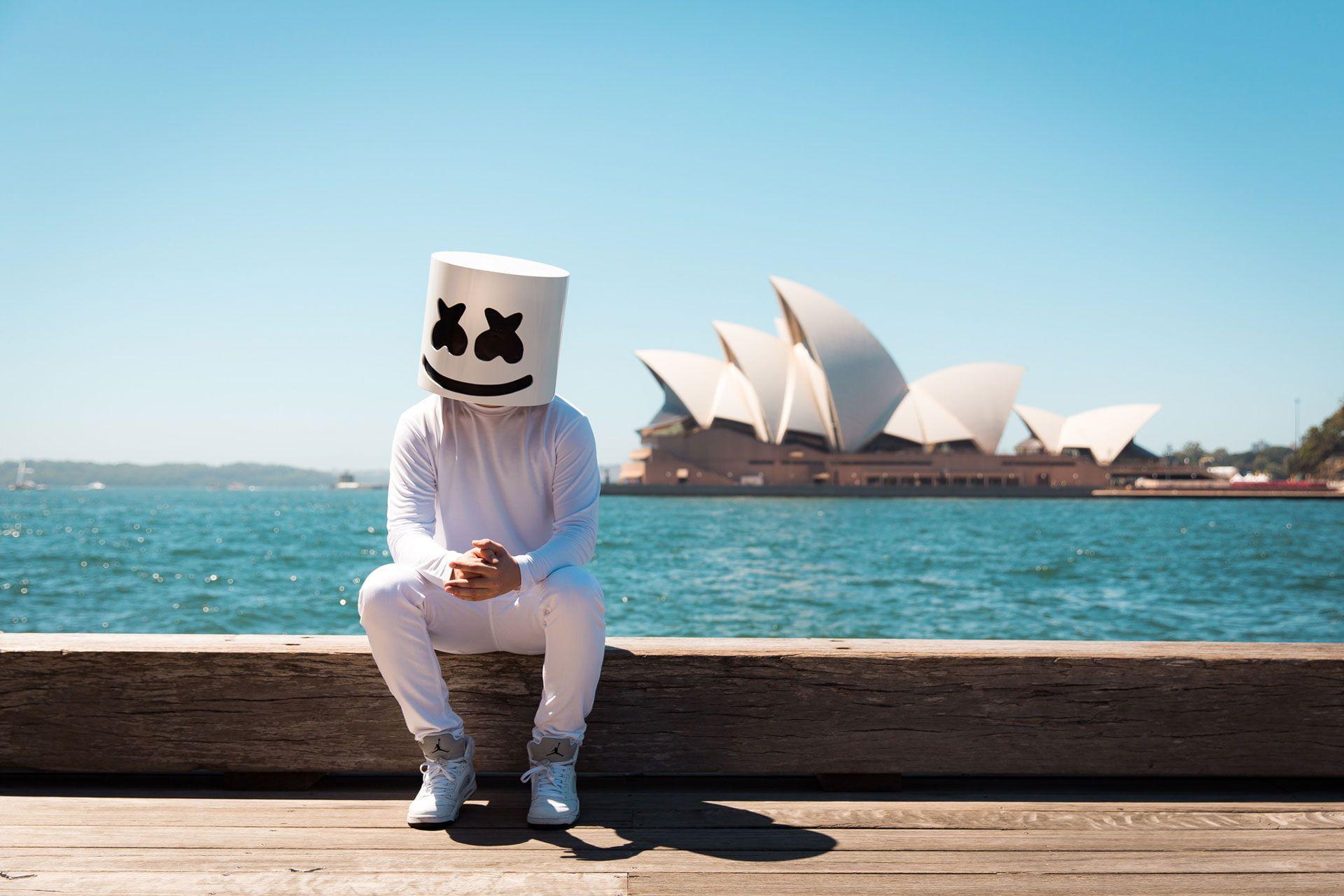 1920x1280 DJ Marshmello HD wallpaper free download
