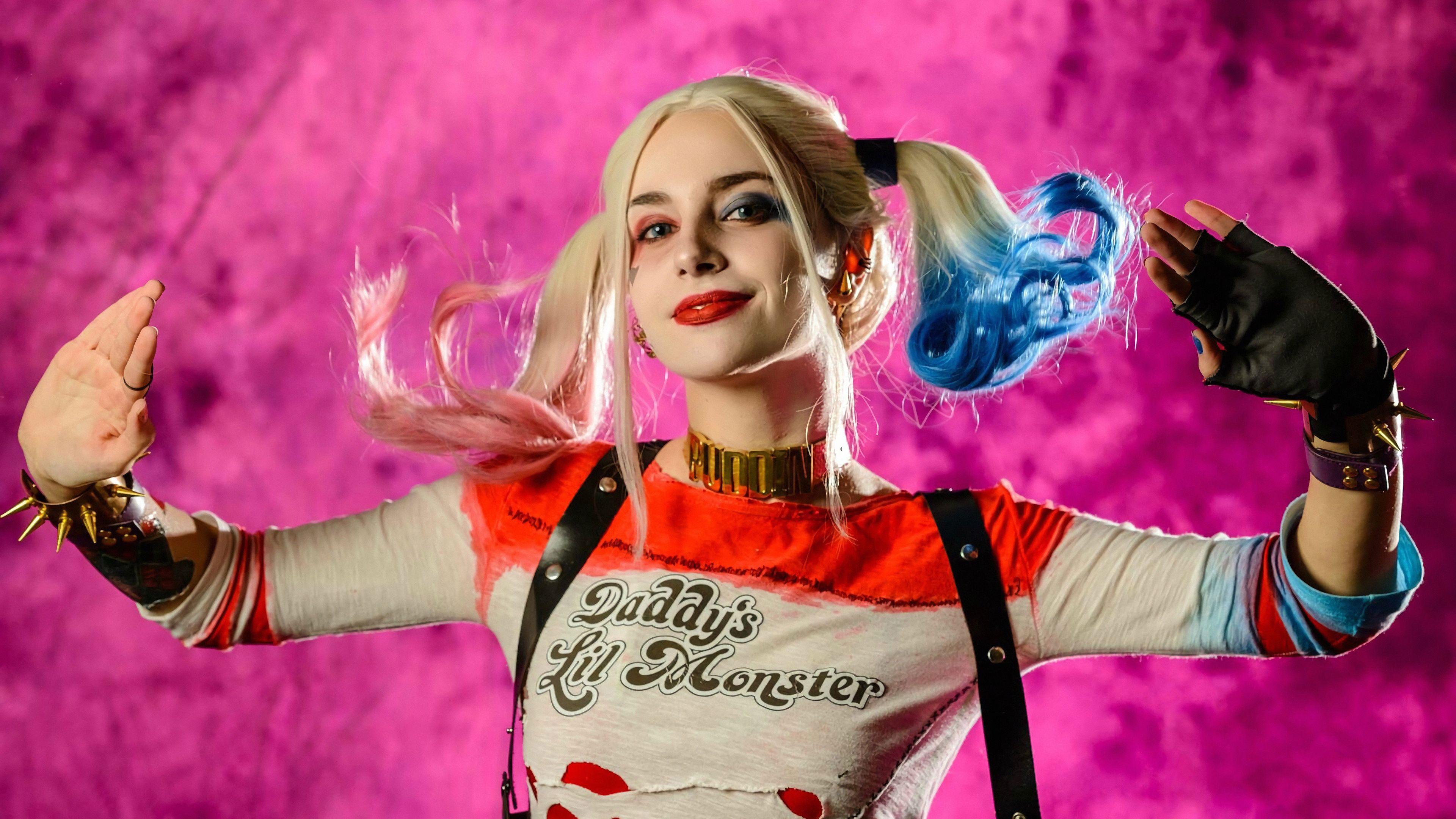 3840x2160 Wallpaper 4k Harley Quinn Cosplay New Wallpaper
