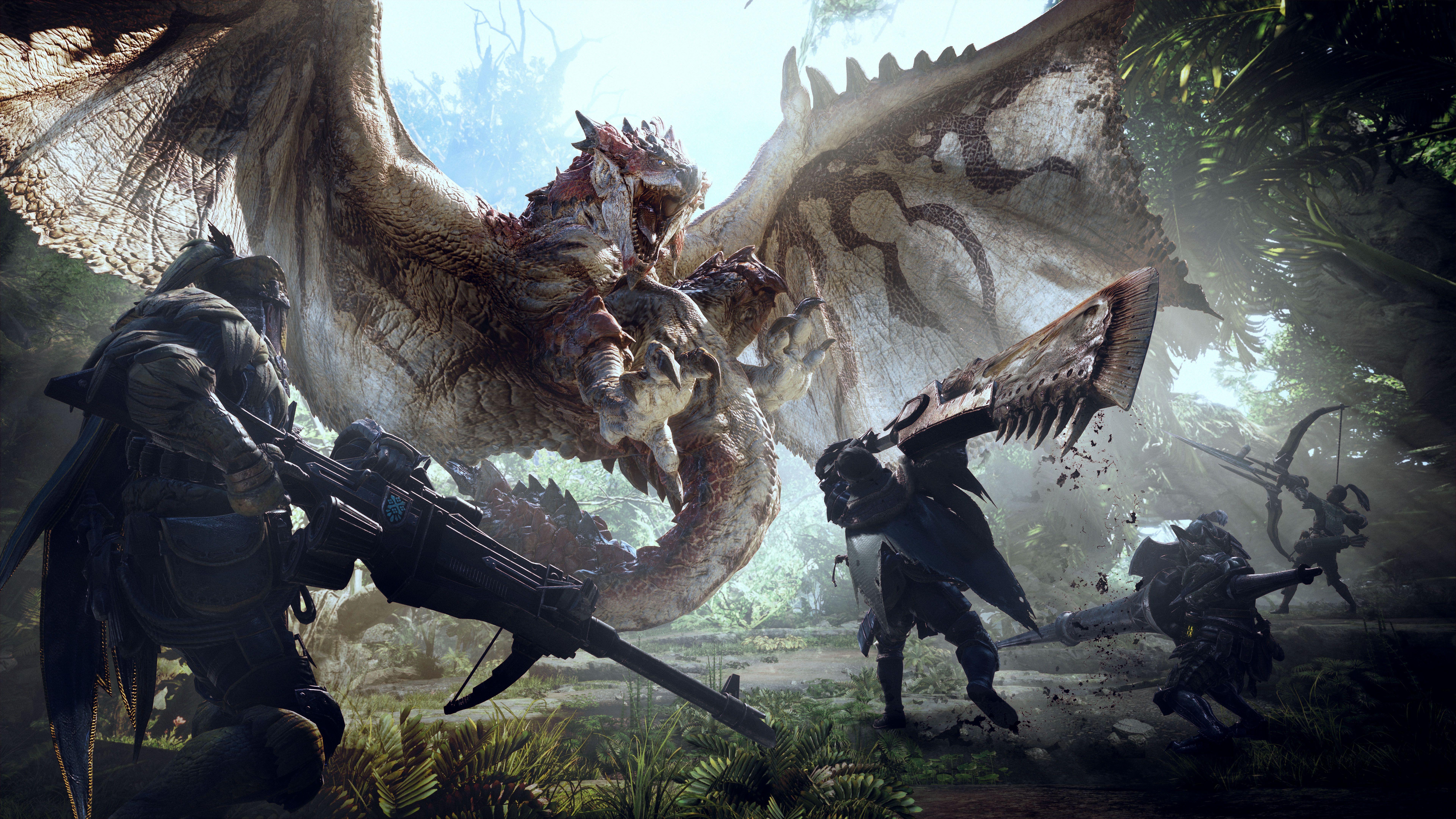 Hình nền Monster Hunter World 7680x4320 - WallpaperHD.wiki