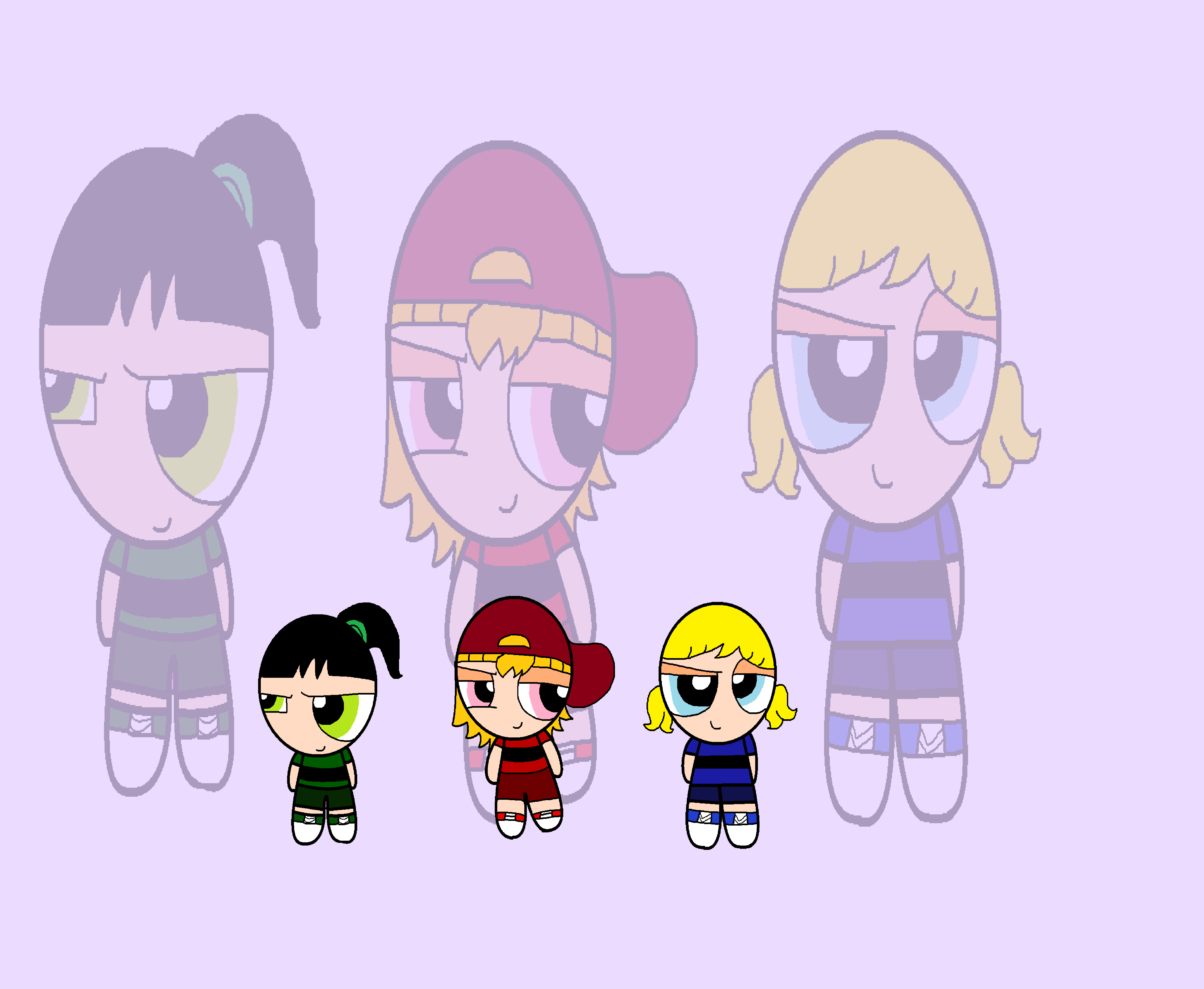6680x5488 rowdyruff tomboys wallpaper and rrb OCs Wallpaper