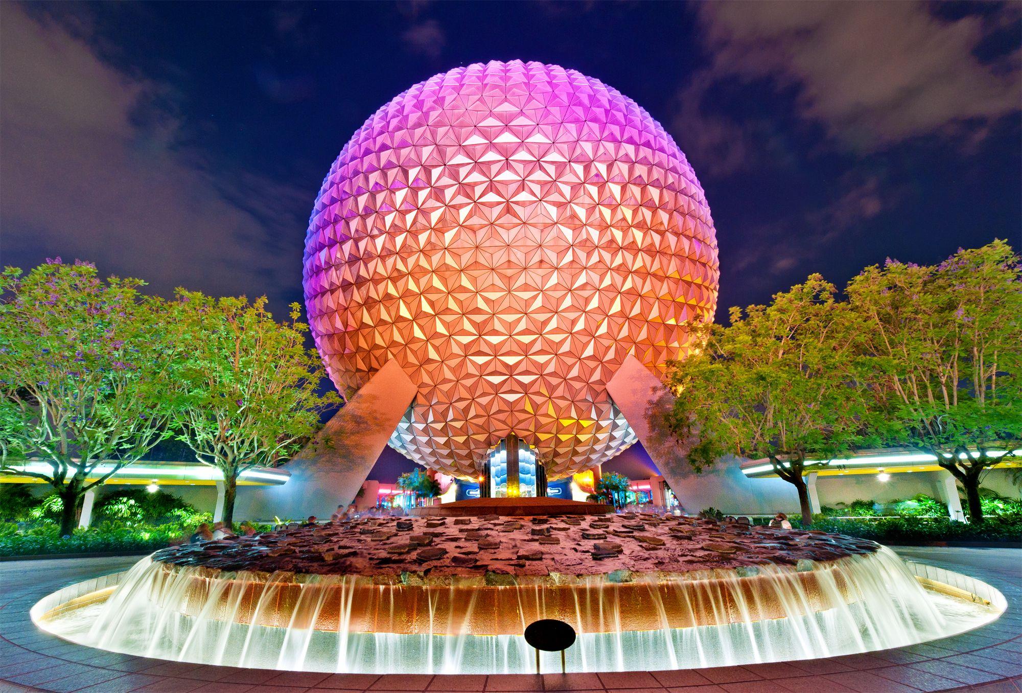 Epcot at Night Wallpapers Top Free Epcot at Night Backgrounds