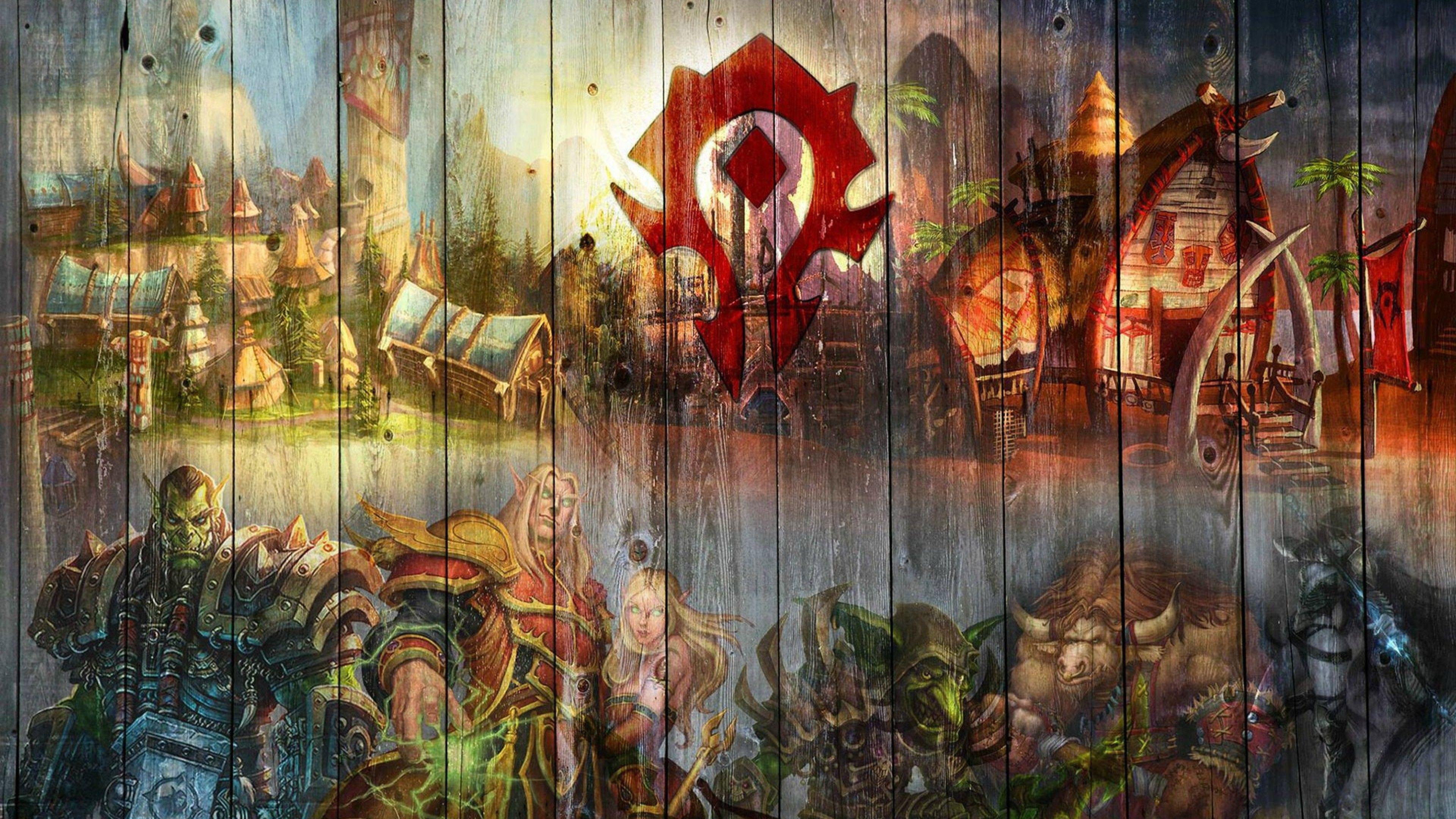 3840x2160 World Of Warcraft Wow Horde HD Wallpaper for Desktop and Mobiles