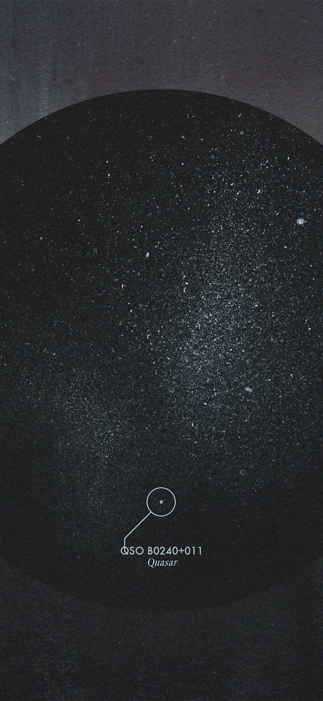 1125x2436 Simple minimal space circle iPhone X Wallpaper Free Download