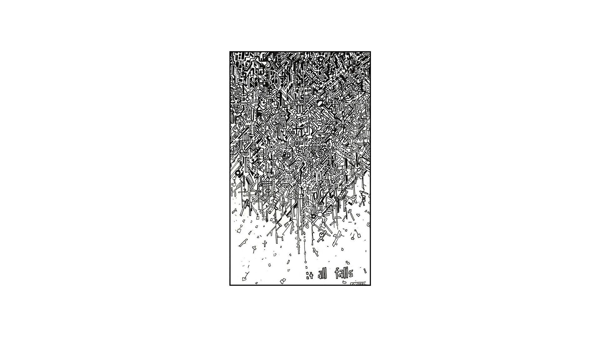 1920x1080 Black and White Minimalist Wallpaper that I lowkey wish I saw