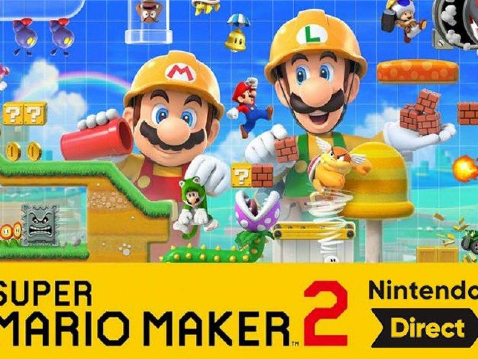 1600x1200 Super Mario Maker 2' Nintendo Direct: Start Time and How to Watch