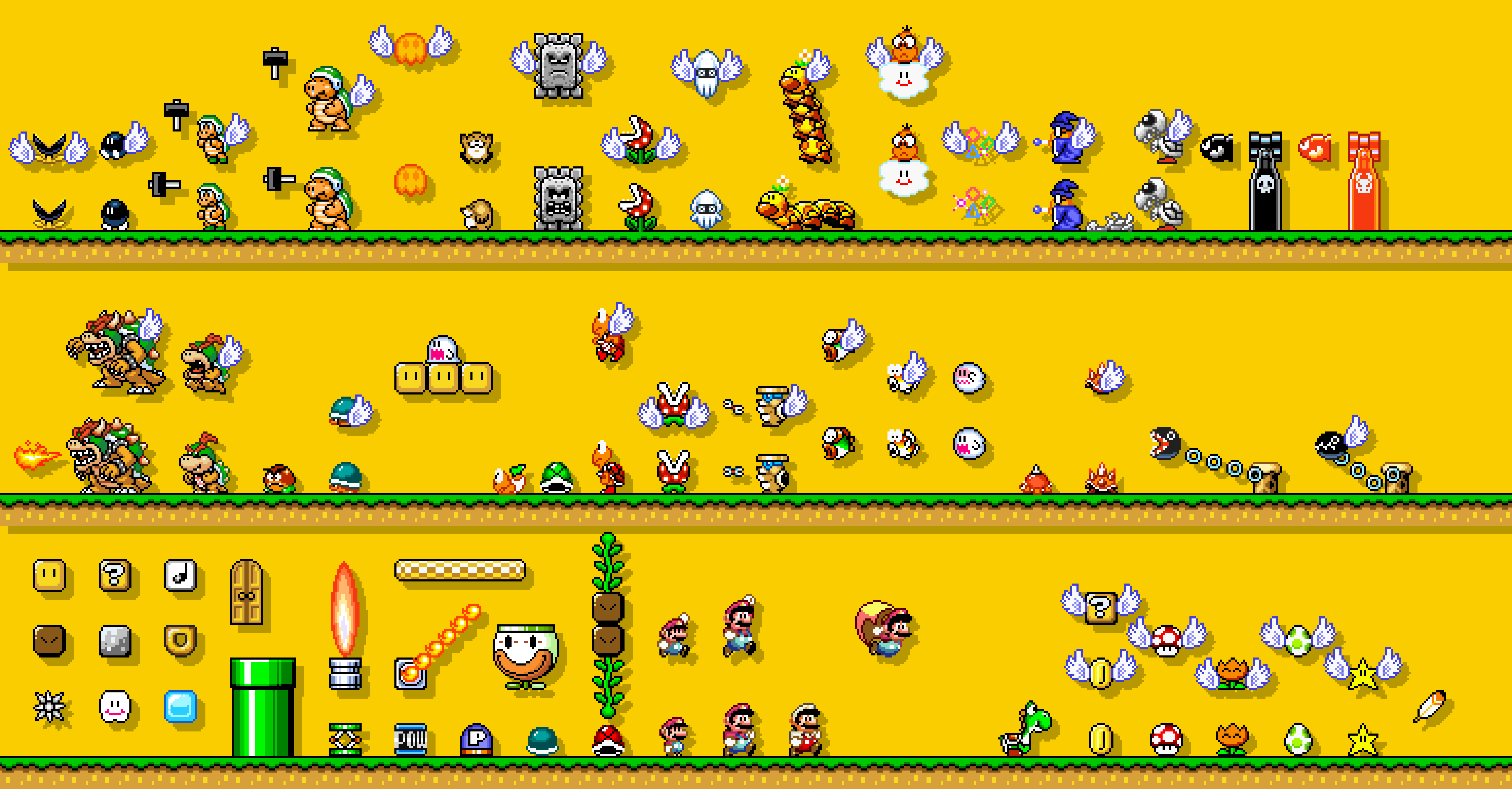 7360x3840 Super Mario Maker 4k Ultra HD Wallpaper