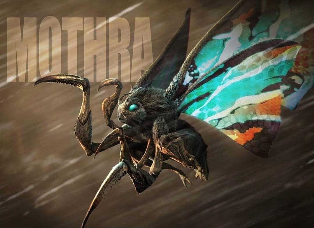 1079x786 Mothra Wallpaper Luxury Fan Art Spotlight Godzilla 2 King Of