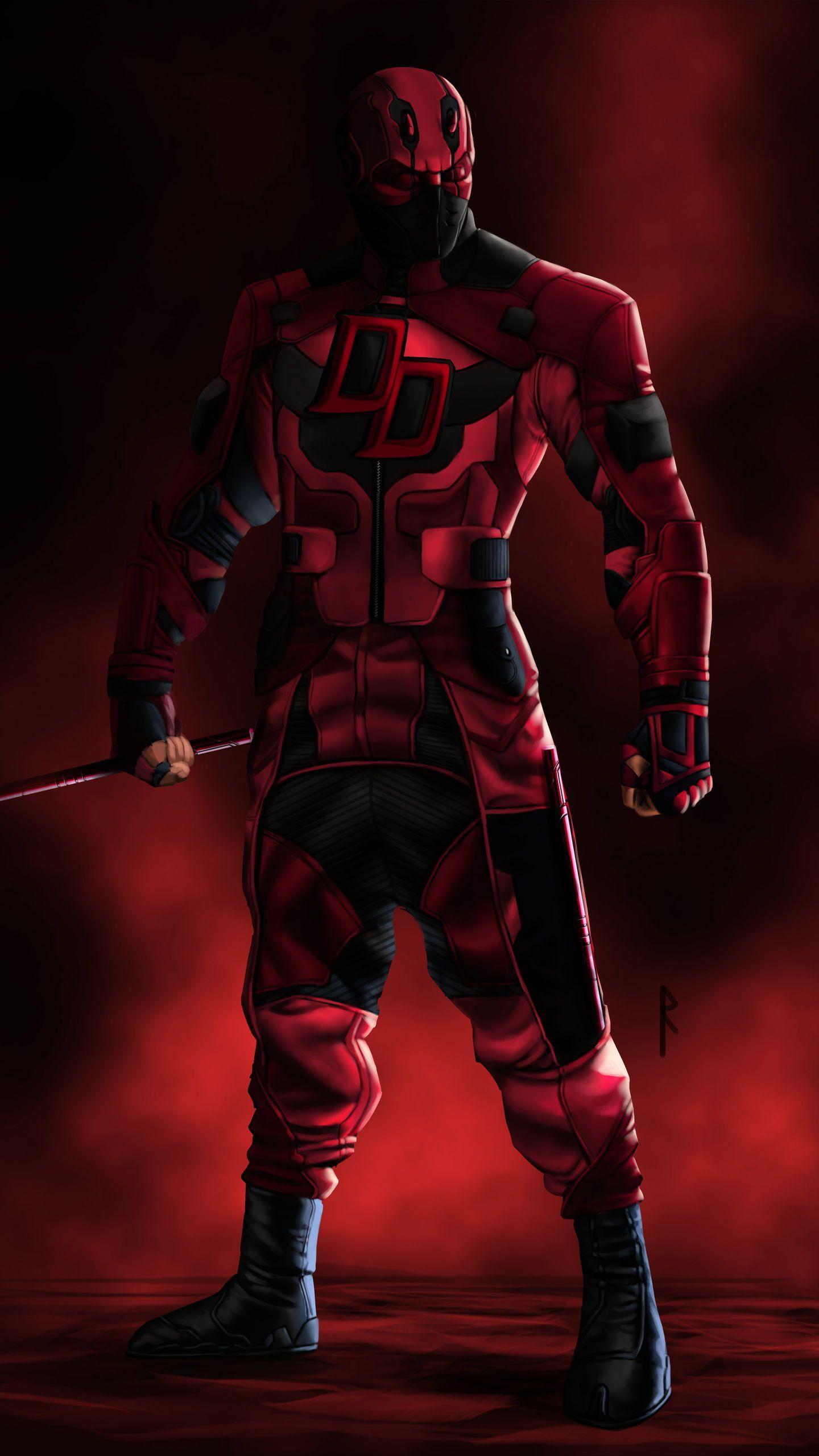 1440x2560 Daredevil Villains Wallpaper
