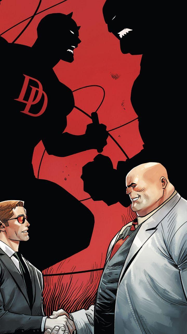 720x1280 Wallpaper, Marvelous, Kingpin, Handsake, Daredevil, Murdock And Kingpin Wallpaper & Background Download