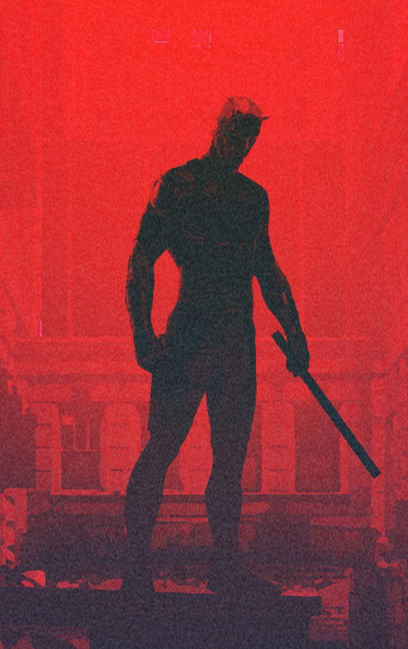 840x1336 Download 840x1336 wallpaper daredevil, superhero, minimalism