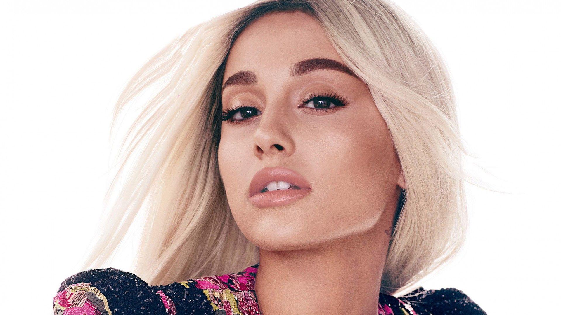 1920x1080 Ariana Grande Face Closeup Shot Wallpaper