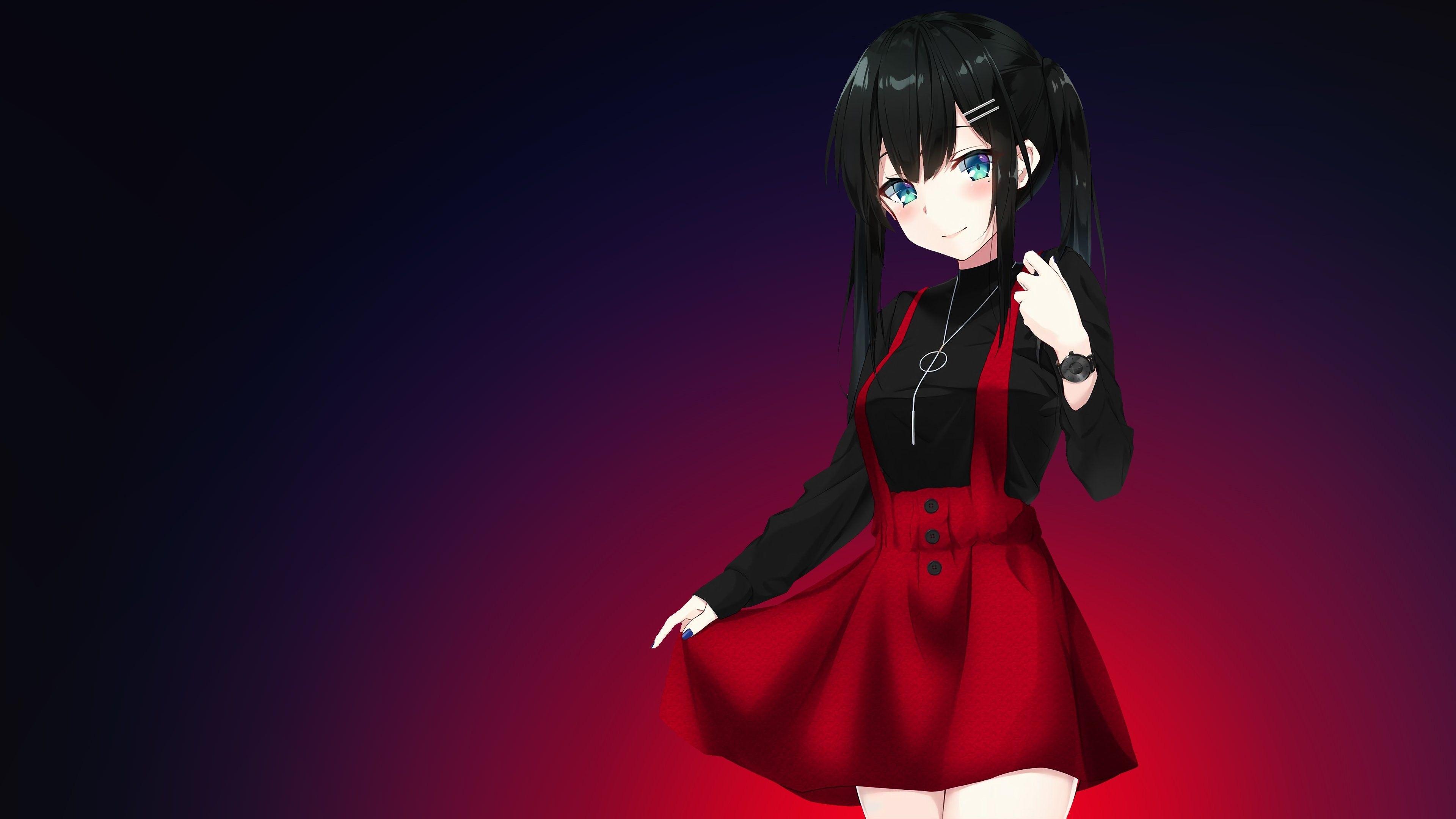 3840x2160 Anime girl 4K Wallpaper