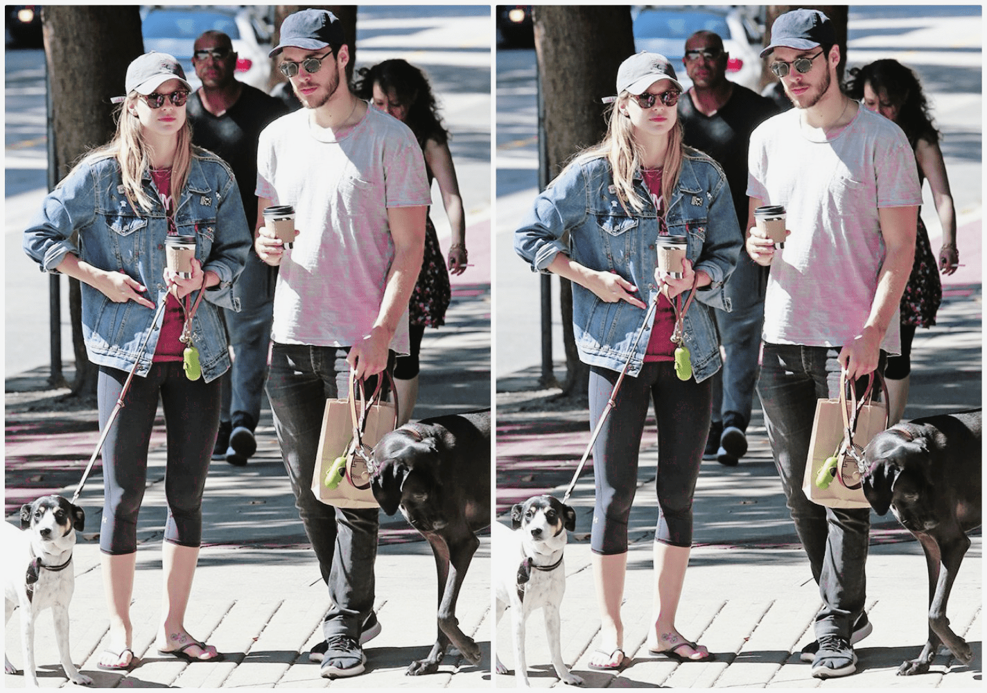 1424x1000 Melissa Benoist & Chris Wood.. Out & About in Vancouver, Canada
