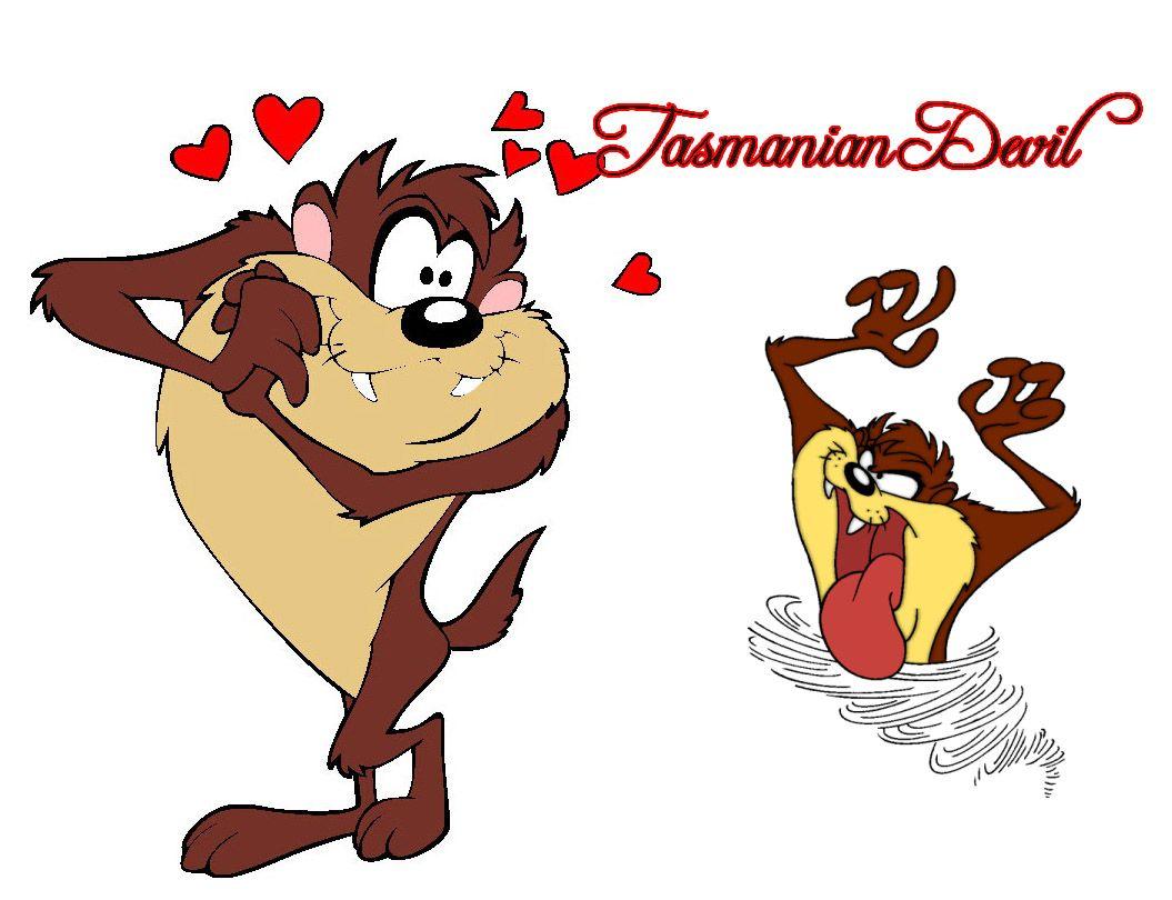 1055x810 Tasmanian Devil In Love Wallpaper & Background