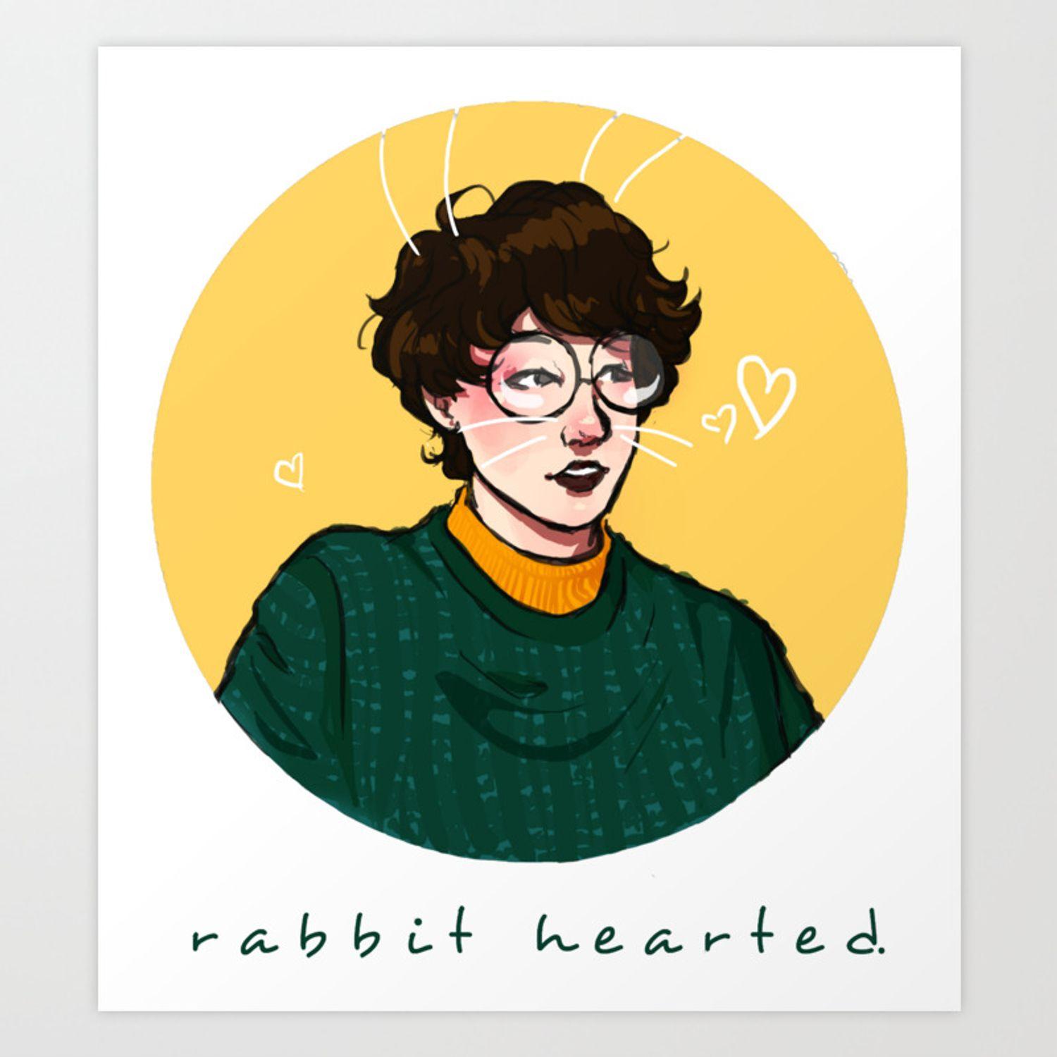 1500x1500 Rabbit Hearted, Chloe Moriondo Art Print
