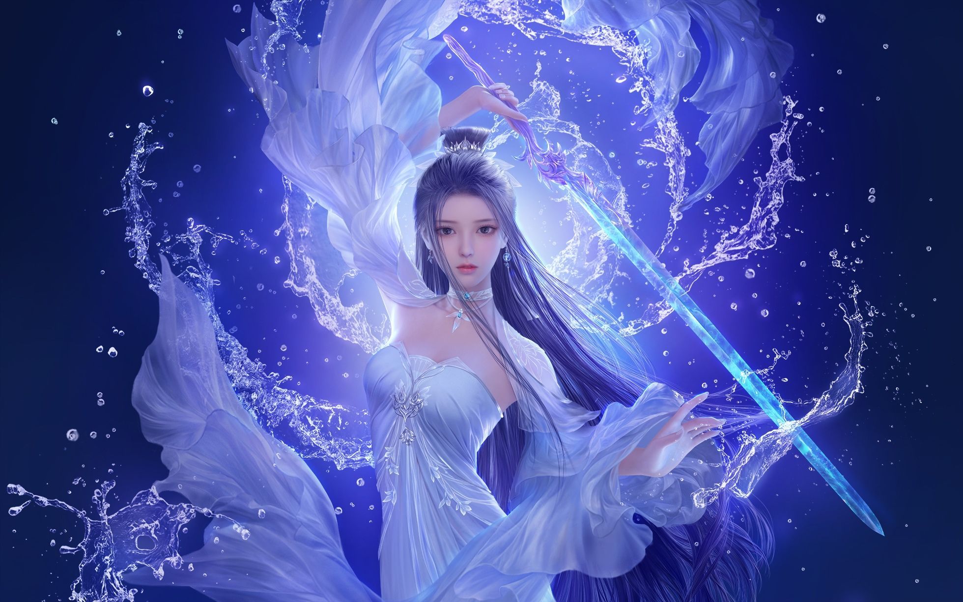 1960x1225 fictional character, Lu Xueqi, HD Wallpaper