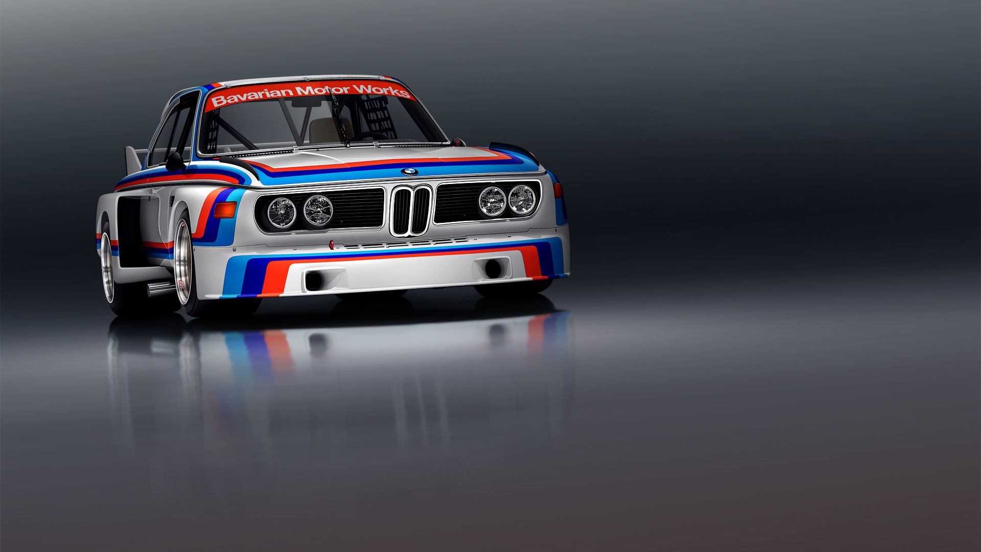 1920x1080 Wallpaper BMW, old, model, 3D Car, BMW Motorsport, 3.0CSL for mobile and desktop, section bmw, resolution 1920x1080