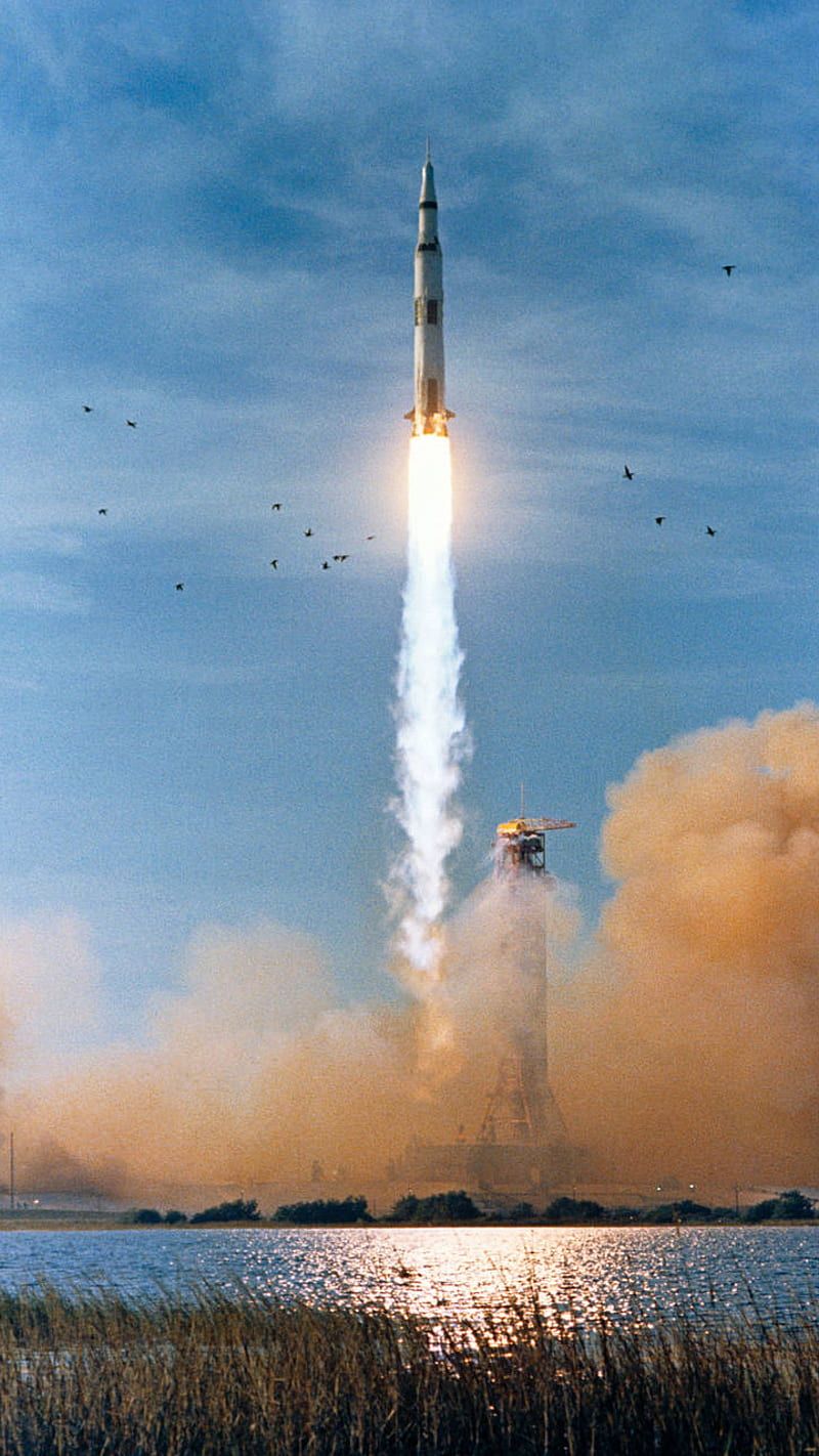 800x1422 Apollo 8 Start, apollo, mission, space, nasa, background, science, technology, HD phone wallpaper