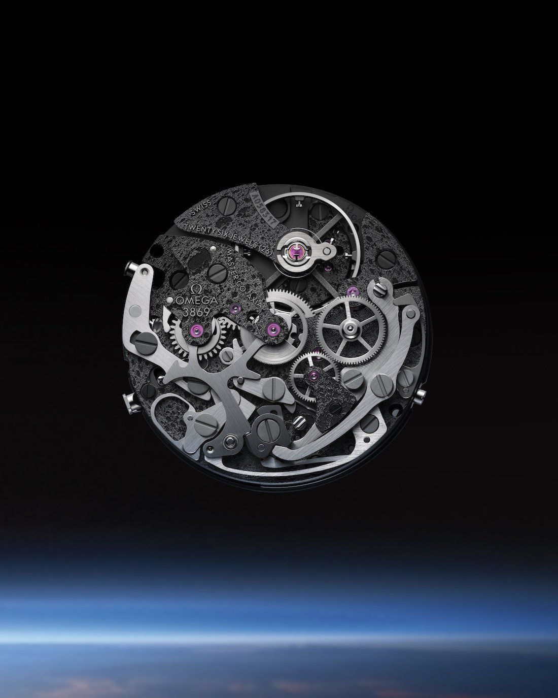1100x1375 Introducing: Omega Speedmaster Dark Side of the Moon Apollo 8 'Rocket Seconds'