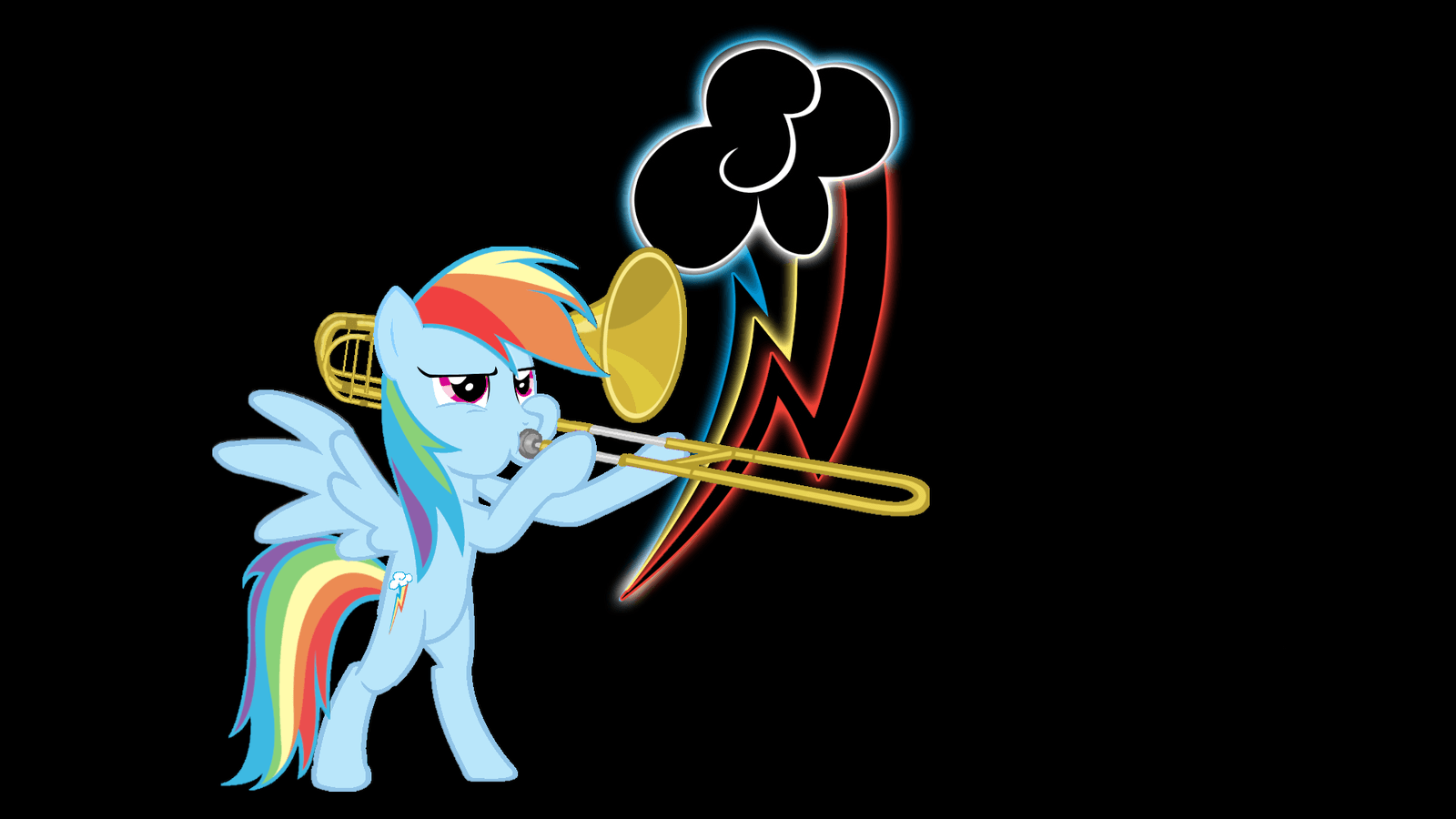 1600x900 Trombone Wallpaper
