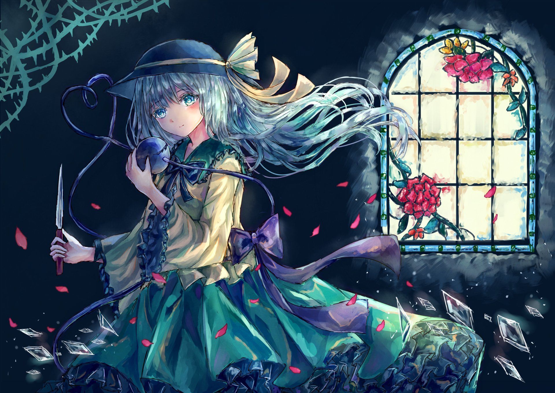 1920x1358 Download Koishi Komeiji Anime Touhou HD Wallpaper by すずしな綺雪