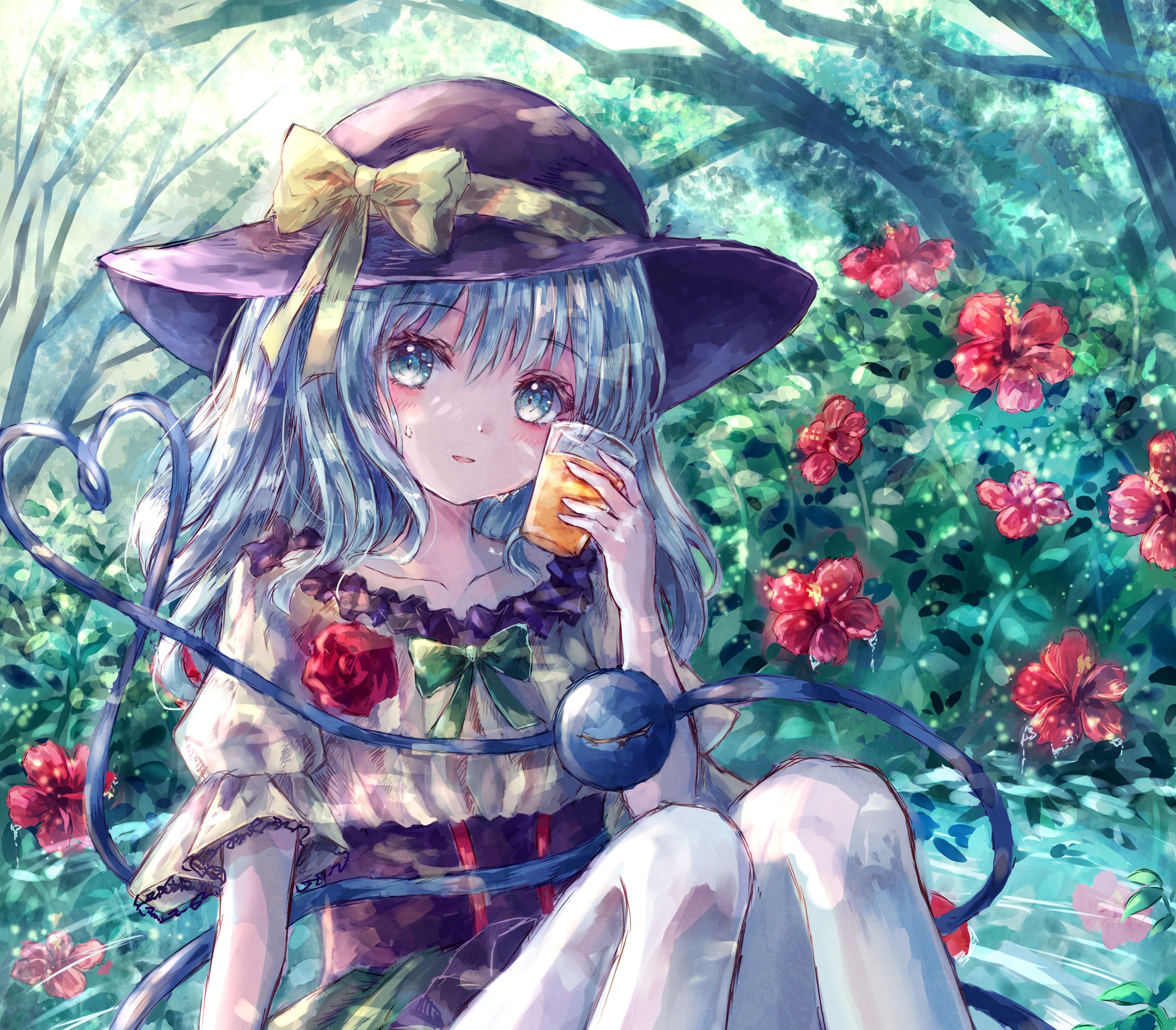 2894x2534 Koishi Komeiji Touhou Digital Art Wallpaper, HD Anime 4K Wallpaper, Image and Background