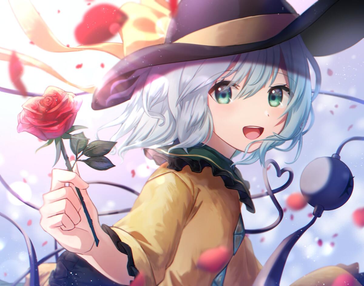 1200x943 Wallpaper wallpaper komeiji koishi touhou smiling from jorik image and screensavers
