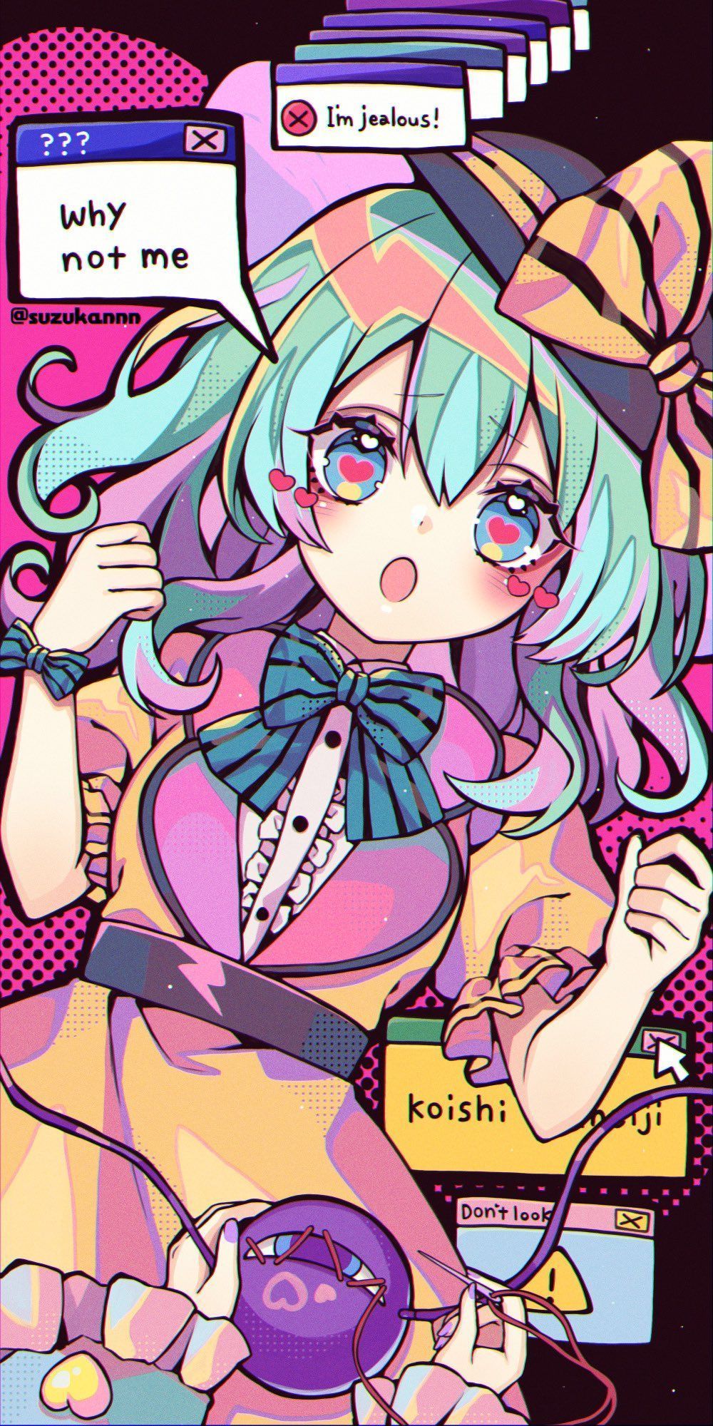 1000x2000 Komeiji Koishi (Koishi Komeiji) Wallpaper by Kyouda Suzuka Anime Image Board