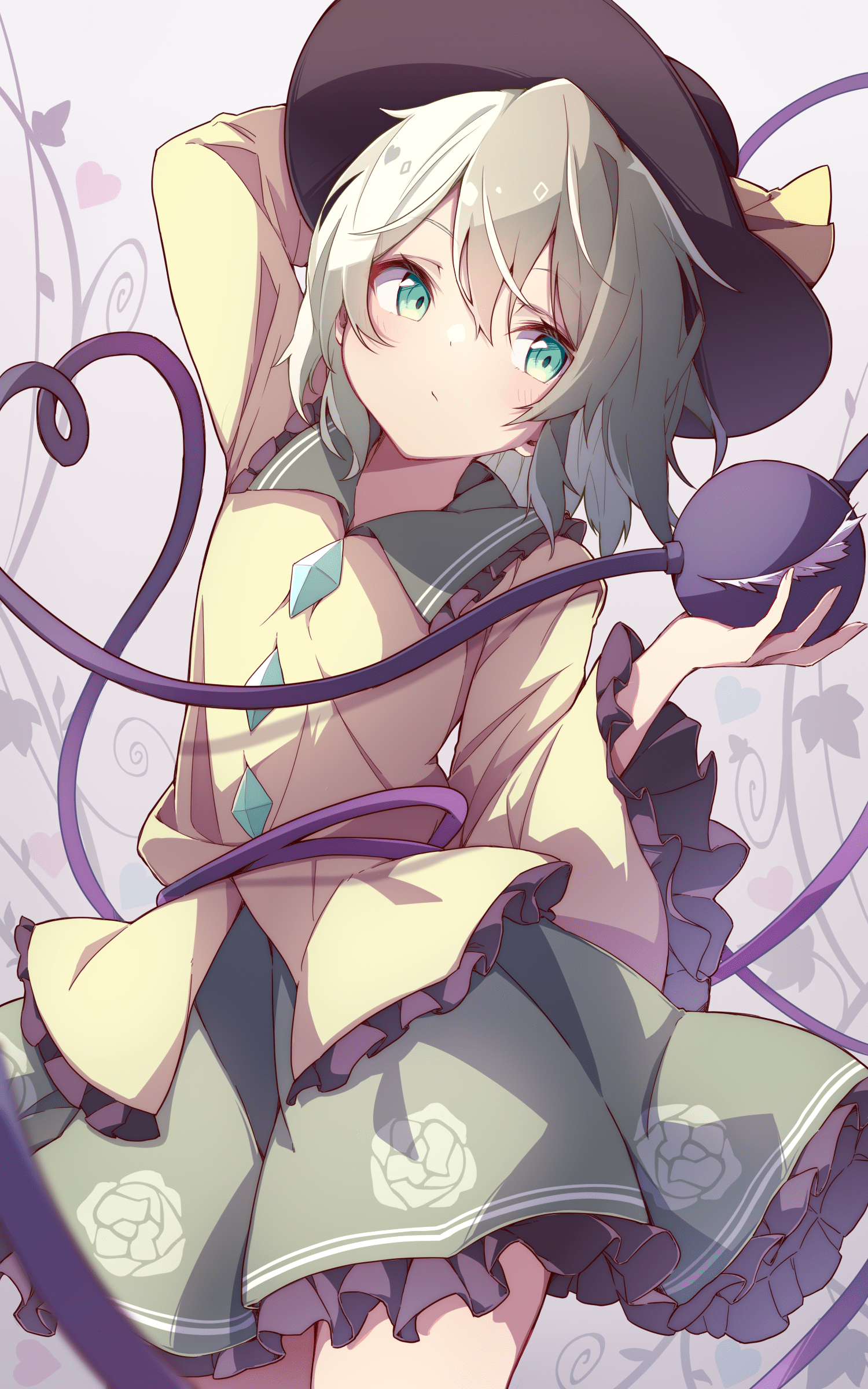 1500x2400 Komeiji Koishi (Koishi Komeiji) Wallpaper by oekaki nankotu Anime Image Board