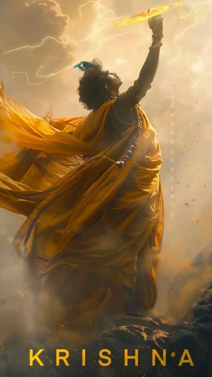 676x1201 Lord Krishna 4k wallpaper for mobile