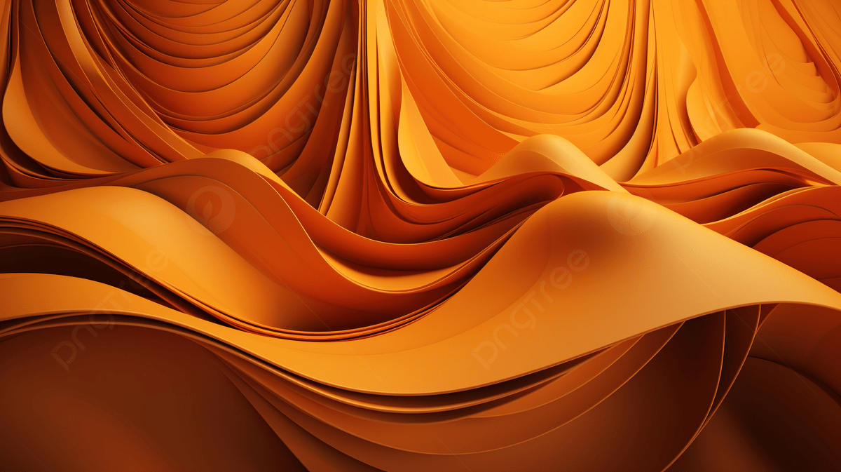 1200x673 Wavy And Swirly Orange 3D Wallpaper In Windows 11 Style A Fabric Rendered Illustration, 3D Color, Color Flow, Fluid Pattern Background Image And Wallpaper for Free Download