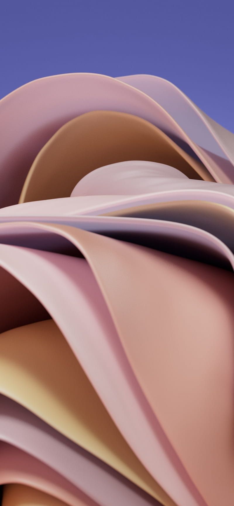 800x1731 Windows Pantone Pink, Blue background, Stock, Abstract, Redmi Note 11 Pro, HD phone wallpaper
