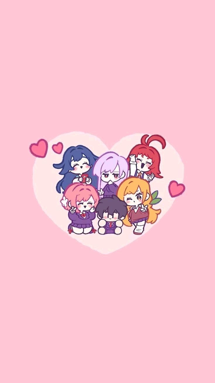 735x1307 The 100 Girlfriends Who Really Love You. Fondo de pantalla de anime, Dibujos bonitos, Diseño de personajes
