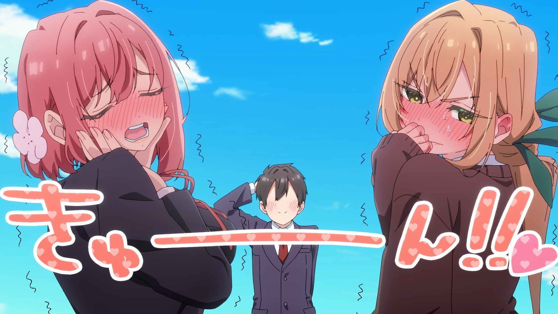1920x1080 The 100 Girlfriends Who Really, Really, Really, Really, REALLY Love You TV Anime Throw Down Hearts in Creditless Opening
