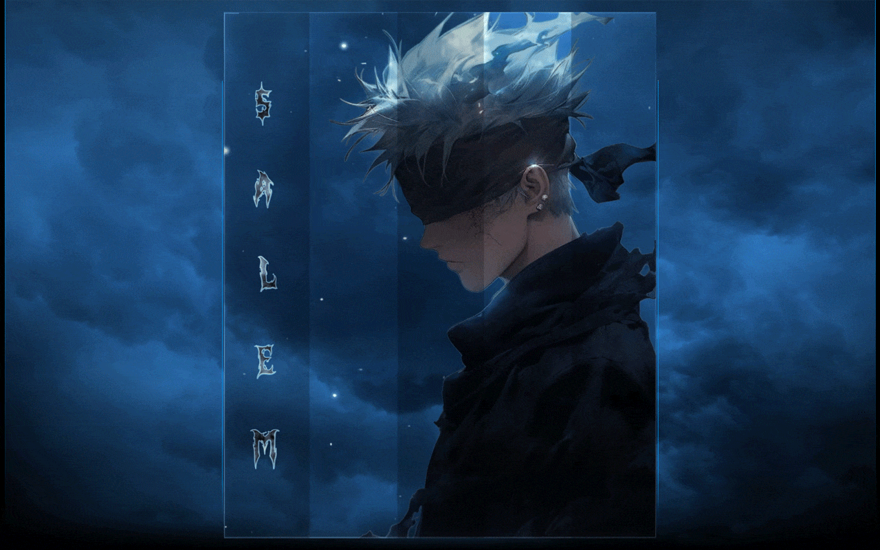 1280x800 Gojo Satoru Animated Steam Artwork Jujutsu Kaisen