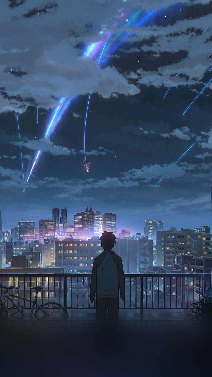 850x1511 Anime Gif iPhone, Your Name Live HD phone wallpaper