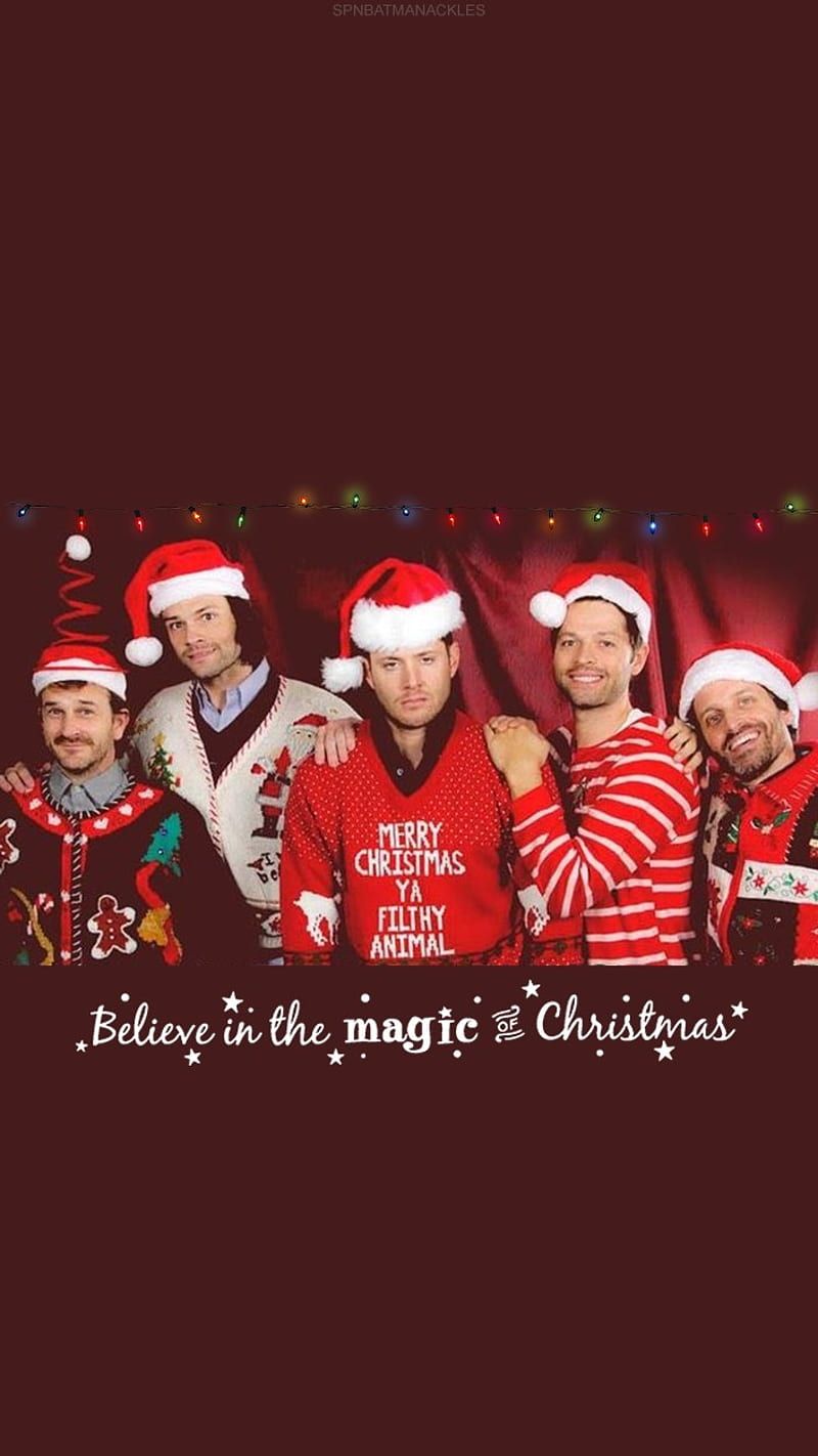 800x1422 Supernatural Christmas, Believe Christmas, HD phone wallpaper