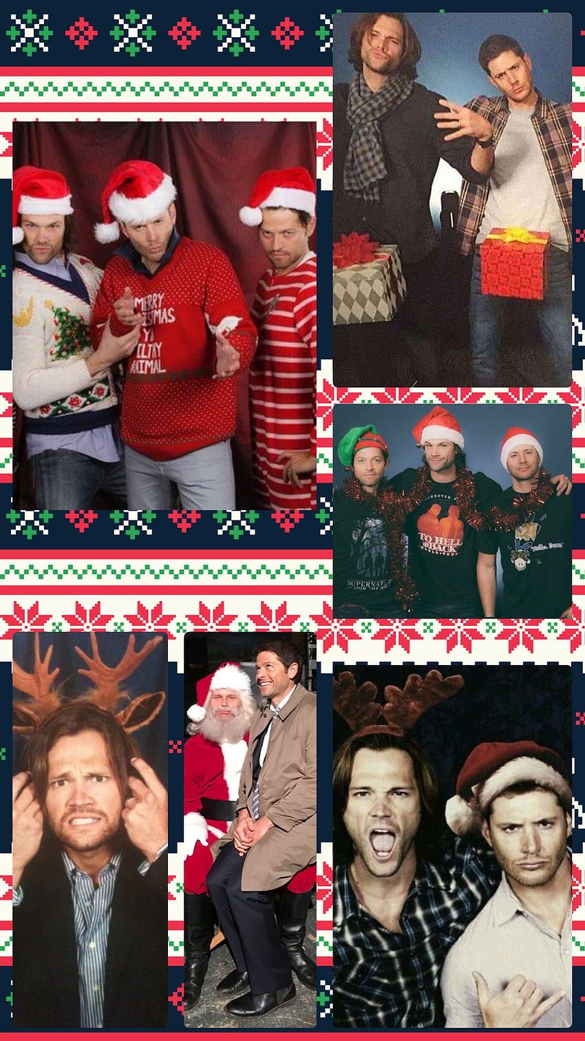 850x1512 Supernatural Christmas, red, graph HD phone wallpaper