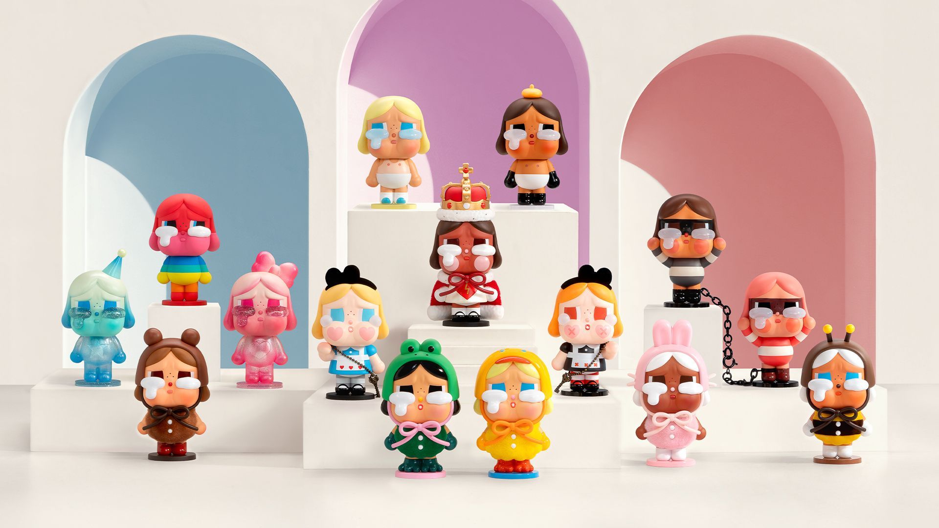 1920x1080 POP MART Crybaby Crying Again Series Figures, Crybaby Blind Box Figures, Random Design Action Figures Collectible Toys Home Decorations, Holiday Birthday Gifts, Single Box : Toys & Games