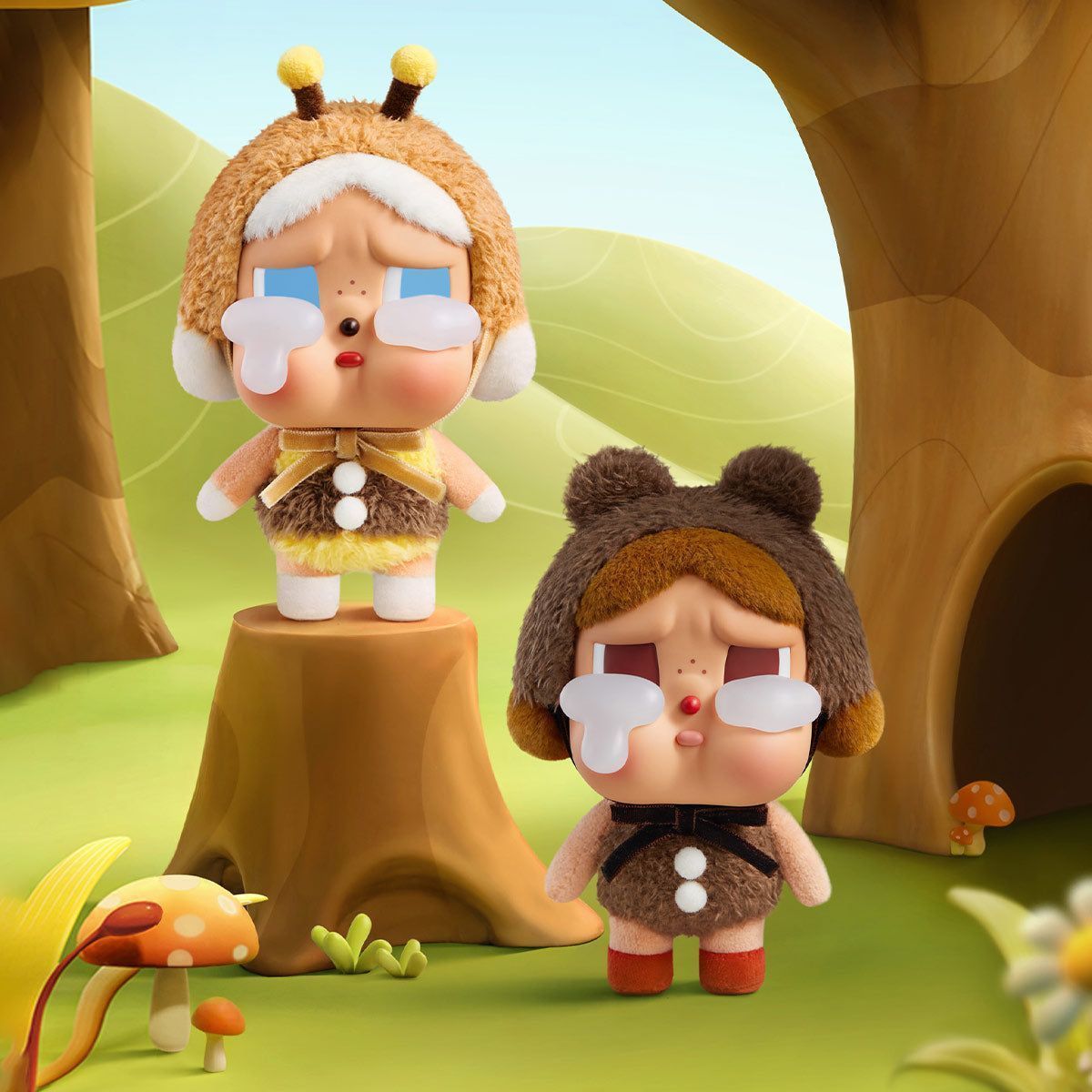 1200x1200 CRYBABY X Crying Again Series Vinyl Face Plush Blind Box Toy Box