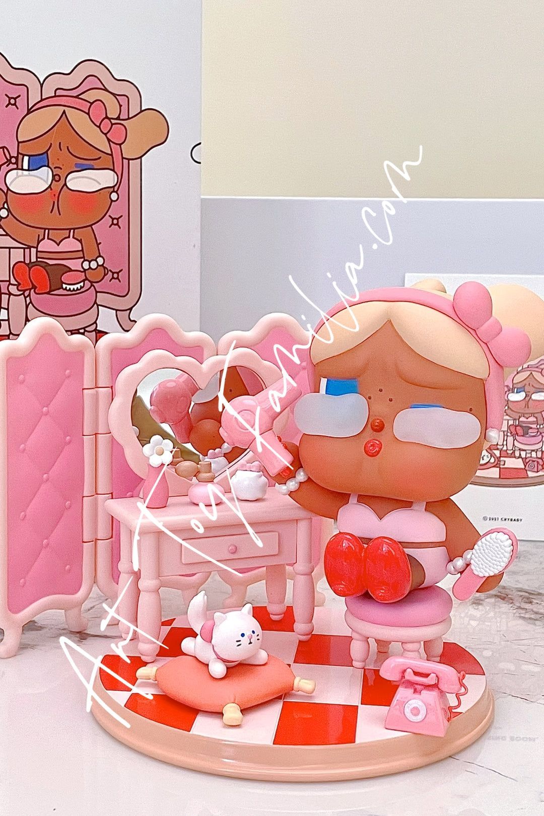 1080x1620 Crybaby The Dressing Room Figurine(Pink Ver.) - 梳妆台-原色