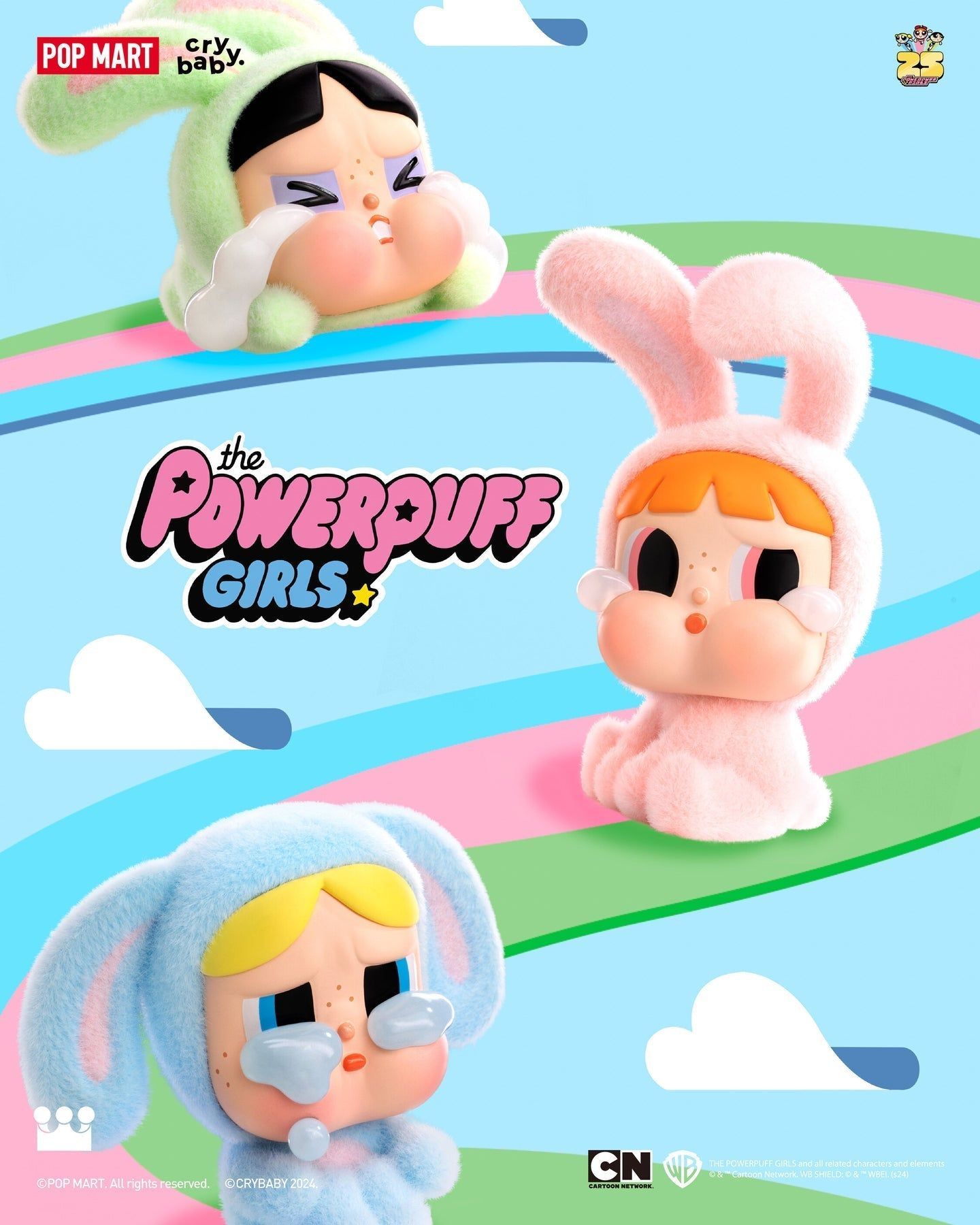 1440x1800 Pop Mart CRYBABY x Powerpuff Girls Blind Box